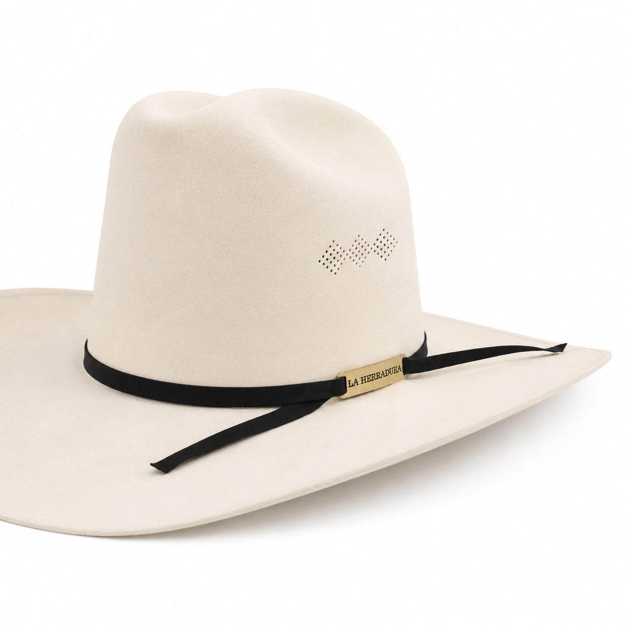 LA HERRADURA 5000X JOHNSON COPA ALTA BRIM 3 1/2 NATURAL ESTILO SINALOA