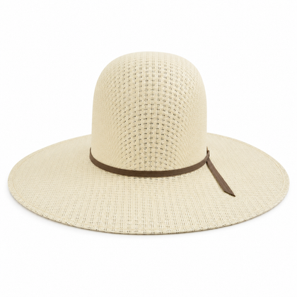 SOMBRERO DE PAJA HERRADURA 100X TELAR PANALITO CORONA ABIERTA