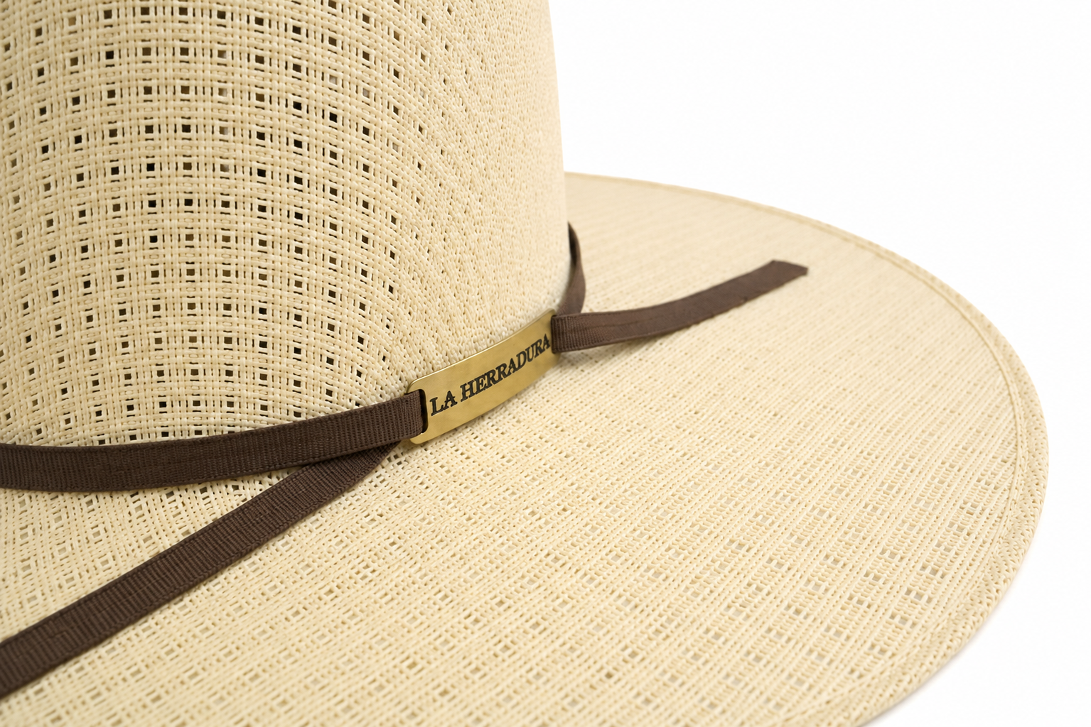 HERRADURA STRAW HAT 100X TELAR PANALITO OPEN CROWN