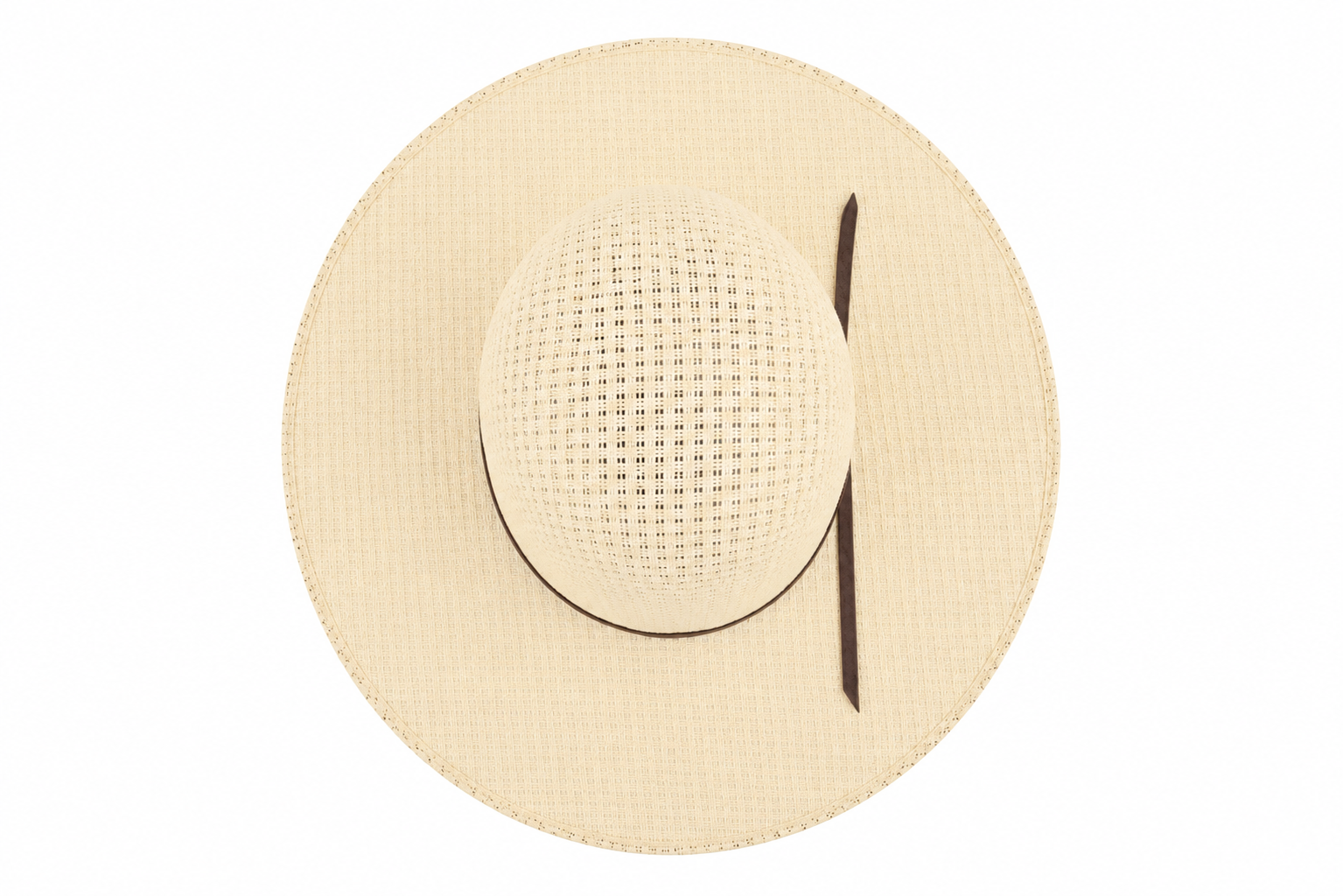 HERRADURA STRAW HAT 100X TELAR PANALITO OPEN CROWN
