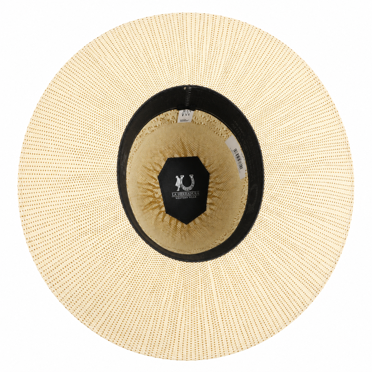 HERRADURA STRAW HAT 50x BANGORA COPA TREBOL OPEN CROWN