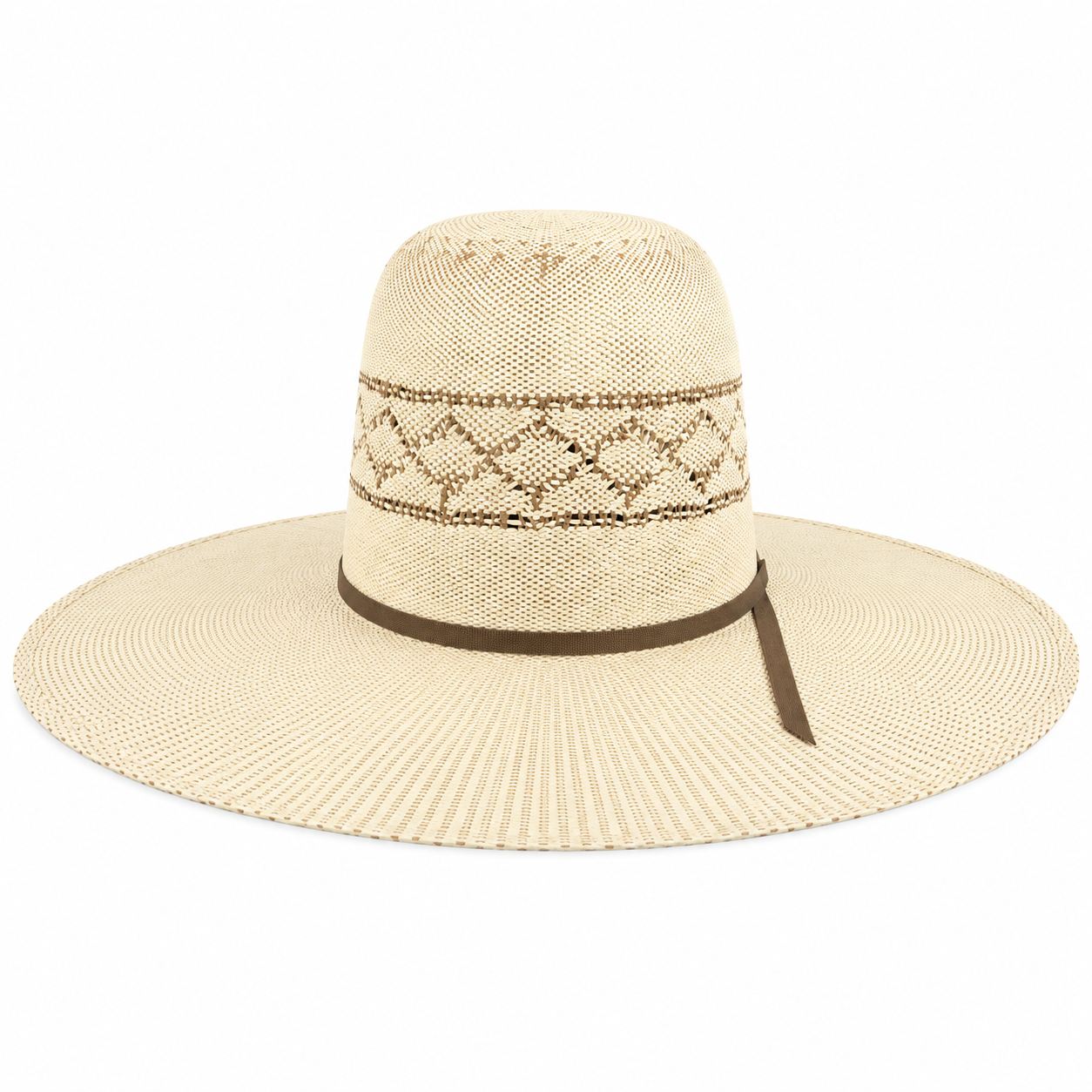 HERRADURA STRAW HAT BANGORA MENFINS OPEN CROWN