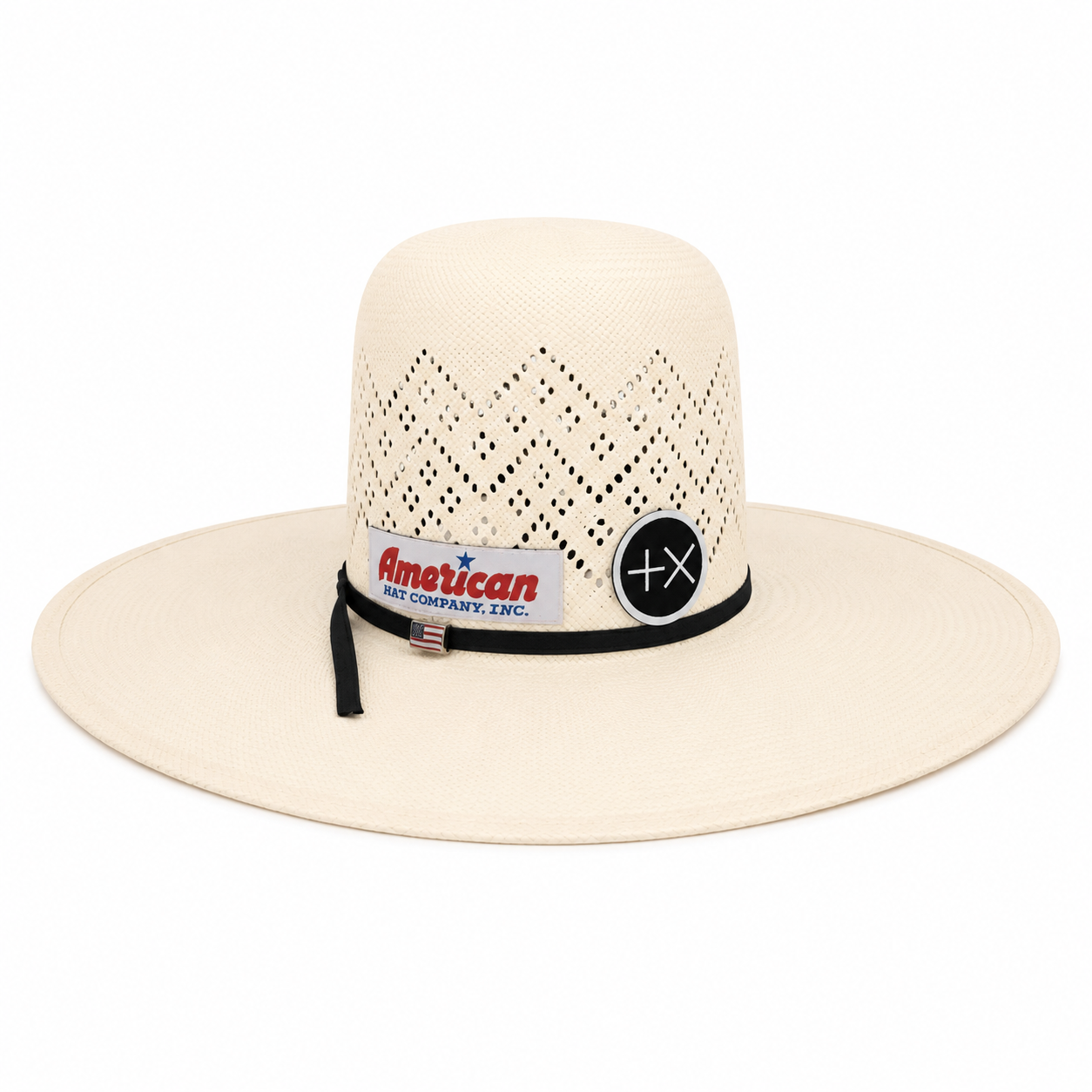 8130 AMERICAN HAT OPEN CROWN STRAW HAT STYLE