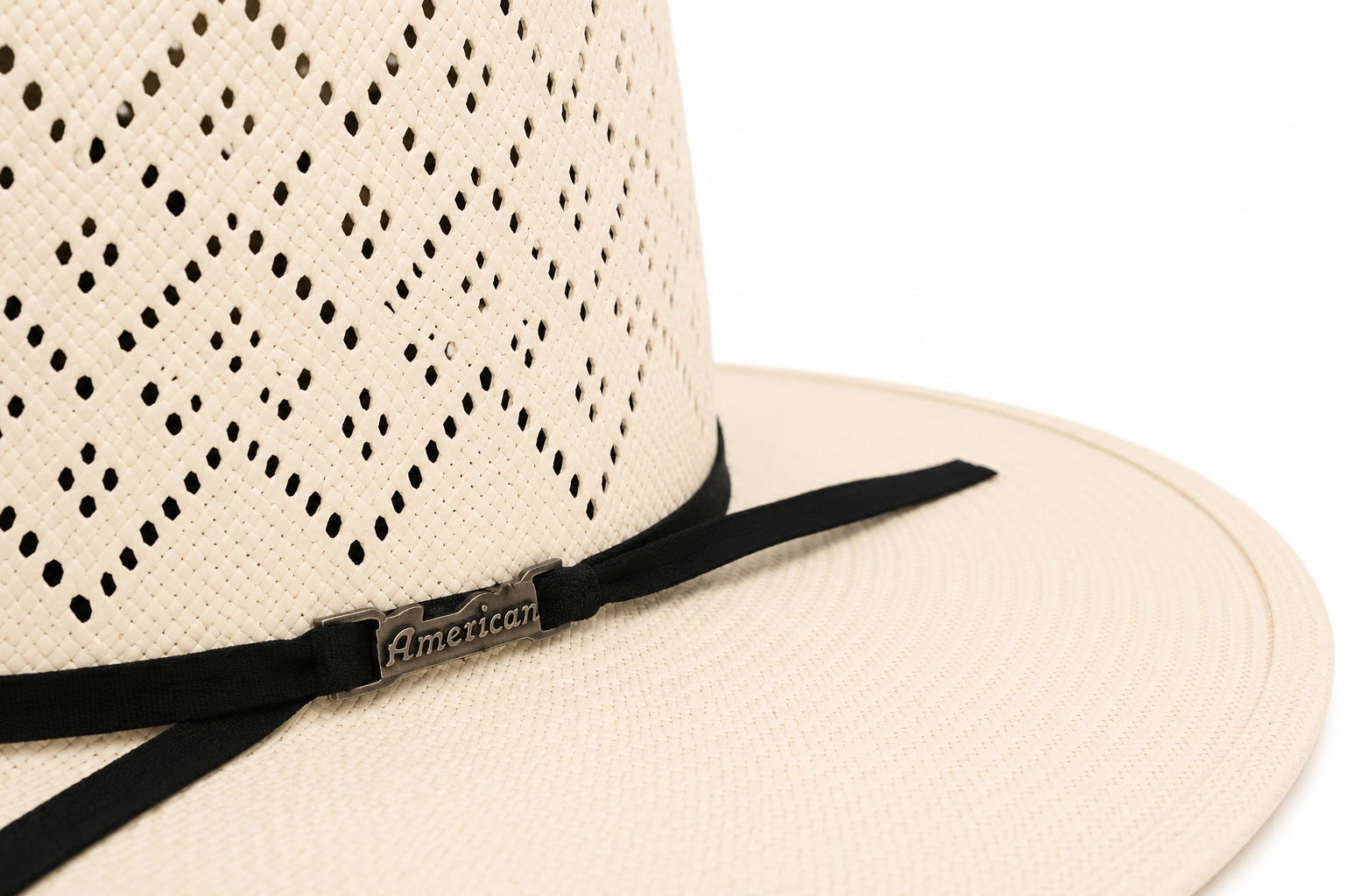 8130 AMERICAN HAT OPEN CROWN STRAW HAT STYLE