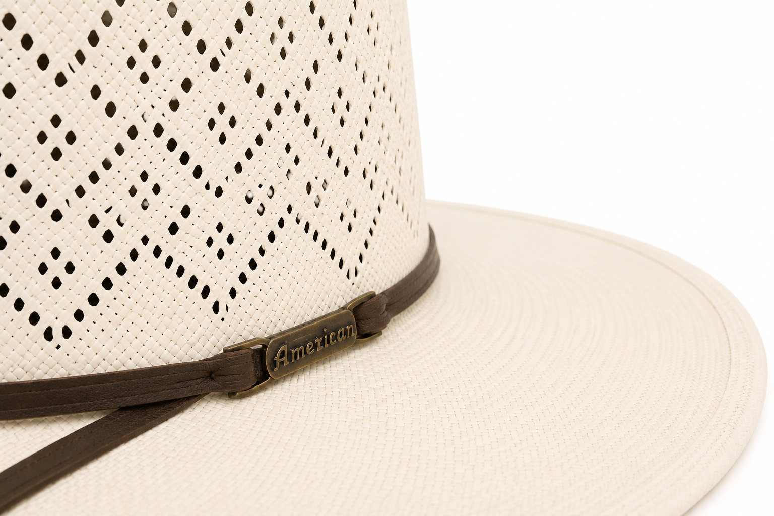 SOMBRERO DE PAJA ABIERTO 8140 AMERICAN HAT ESTILO CORONA