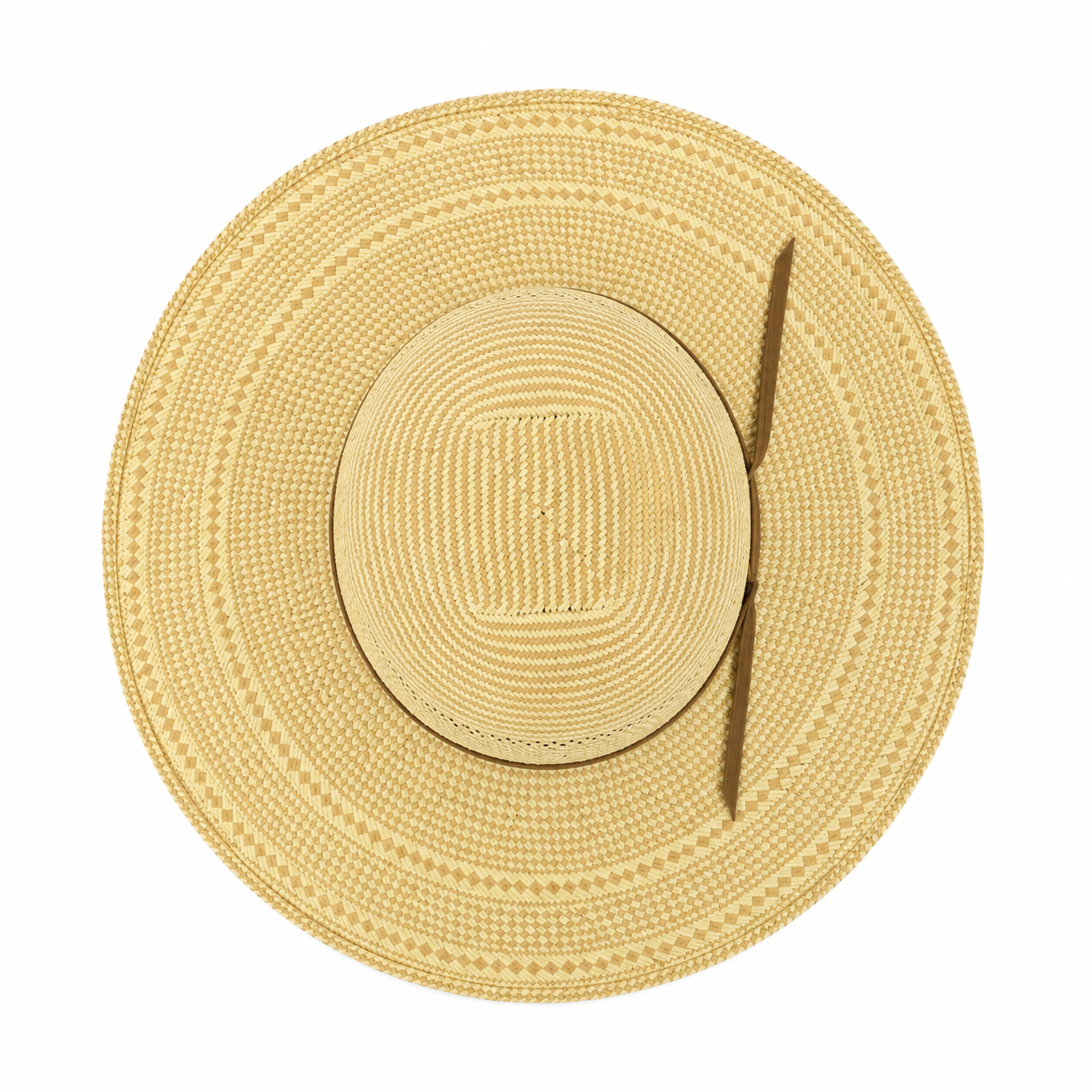 HERRADURA STRAW HAT 300x NEW JERSY BICOLOR OPEN CROWN
