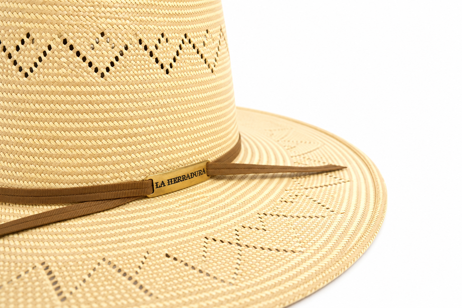 HERRADURA STRAW HAT 300X CORAZON CUADRADO OPEN CROWN