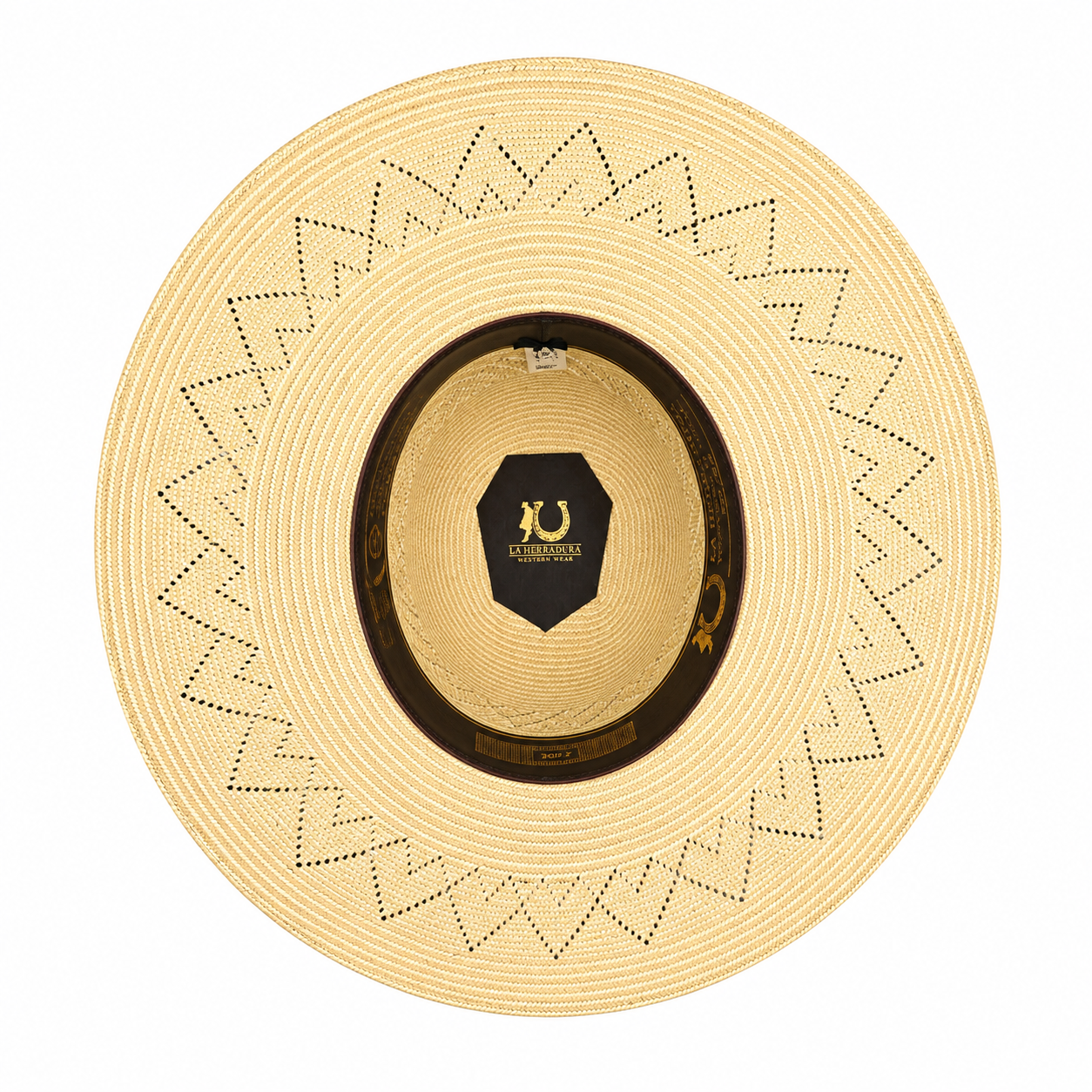 HERRADURA STRAW HAT 300X CORAZON CUADRADO OPEN CROWN