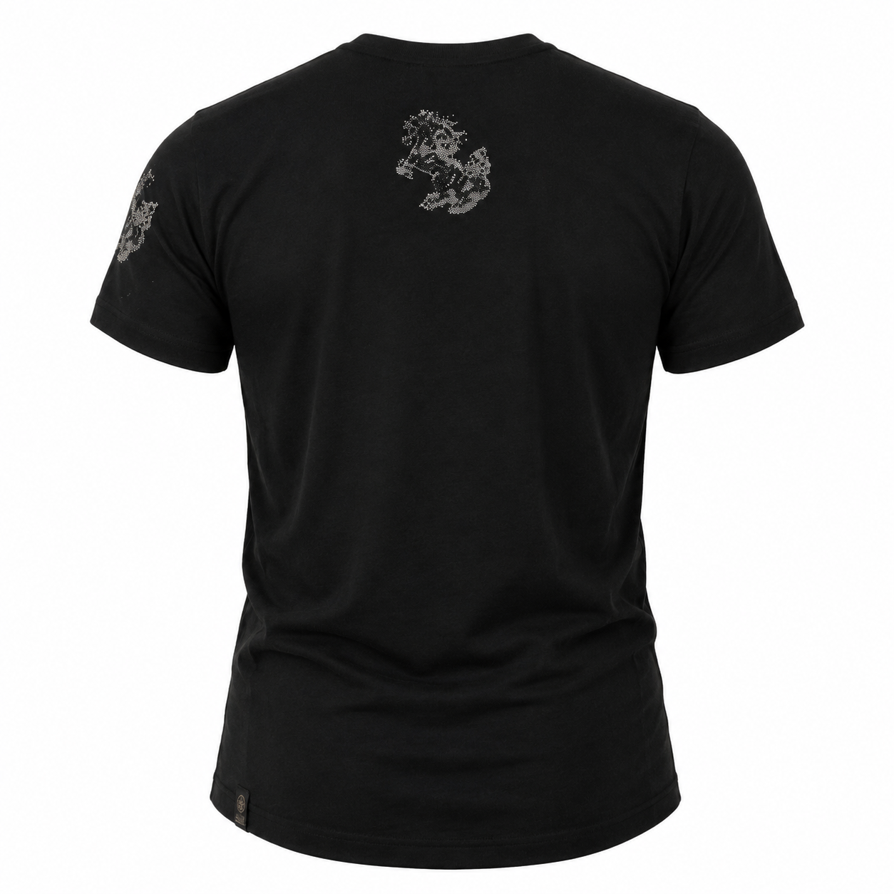 LAVERITA BLACK T-SHIRT BLACK /GREY HORSE LA-LAV94665