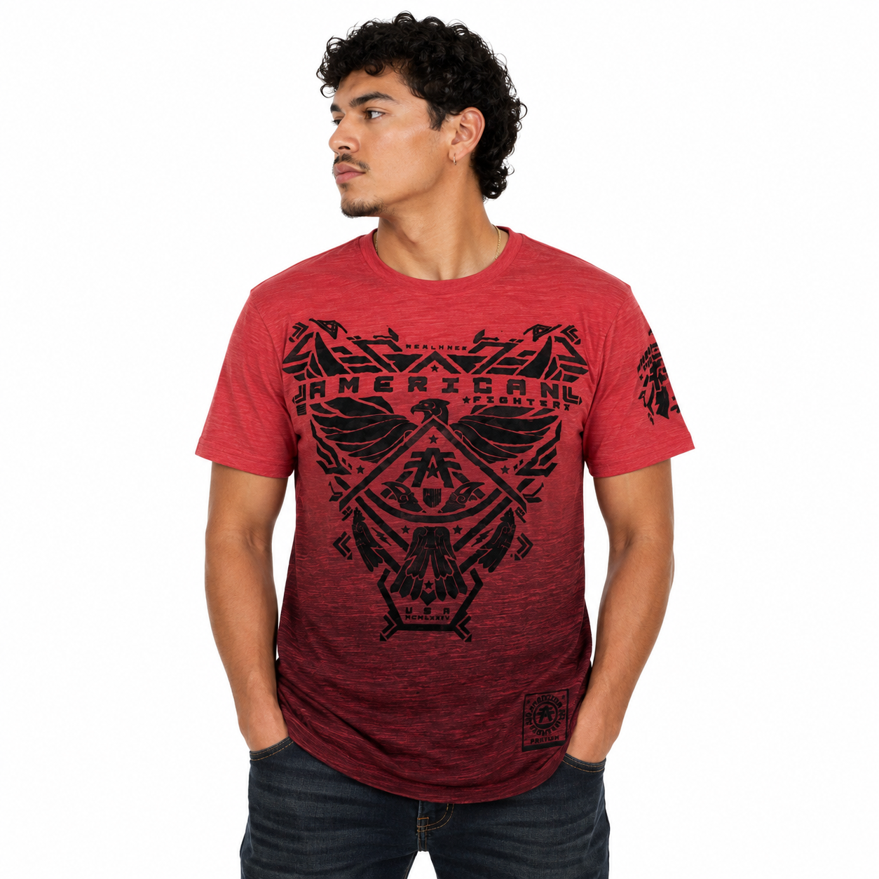CAMISETA M/C AMERICAN FIGHTER GRACEWOOW CCTB FM16006