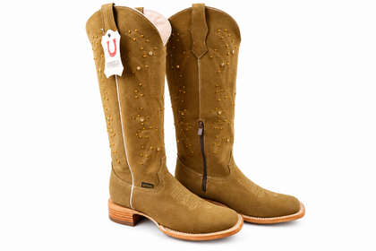 LA HERRADURA WOMEN MARY GAMUZA DESERT FULL SQ TOE