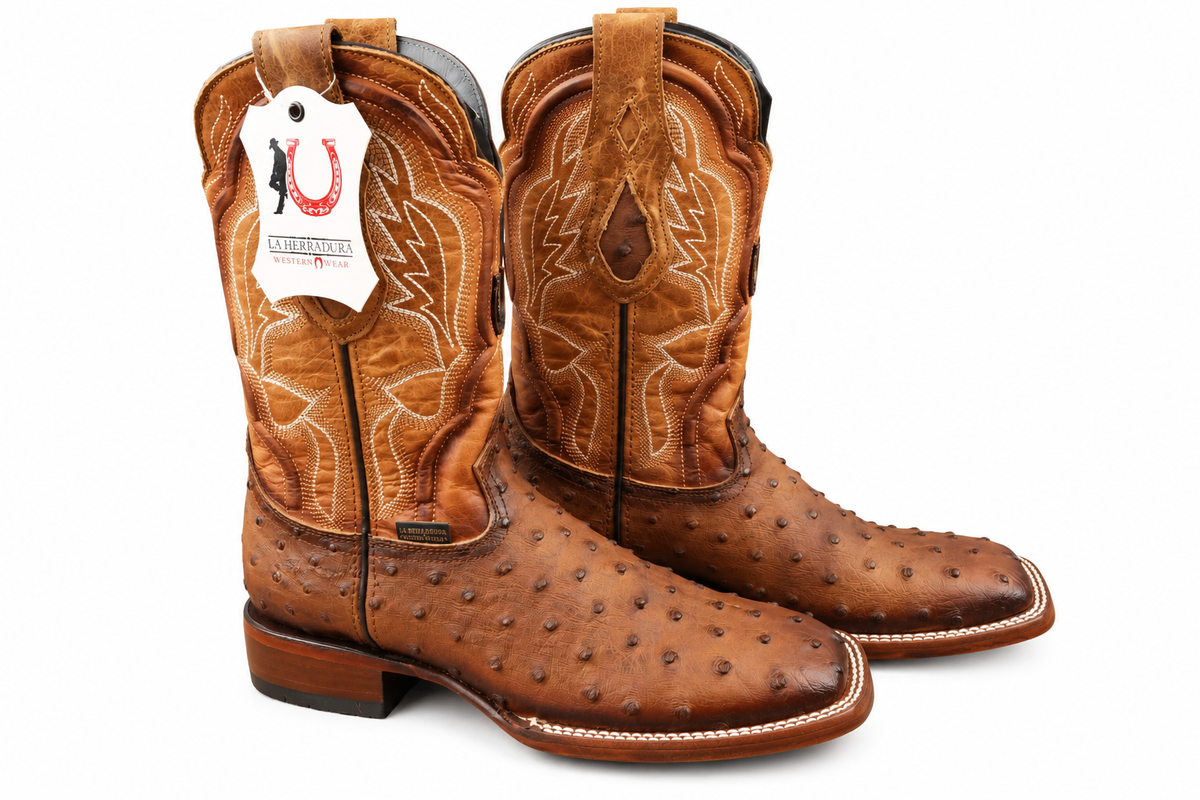 LA HERRADURA MENS DANIEL   CLON AVESTRUZ HONEY/OLDEN TAN