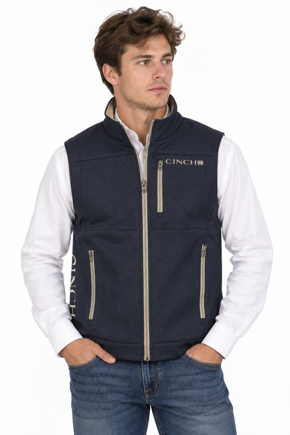MEN’S CINCH BONDED VEST NAVY MWV1515032