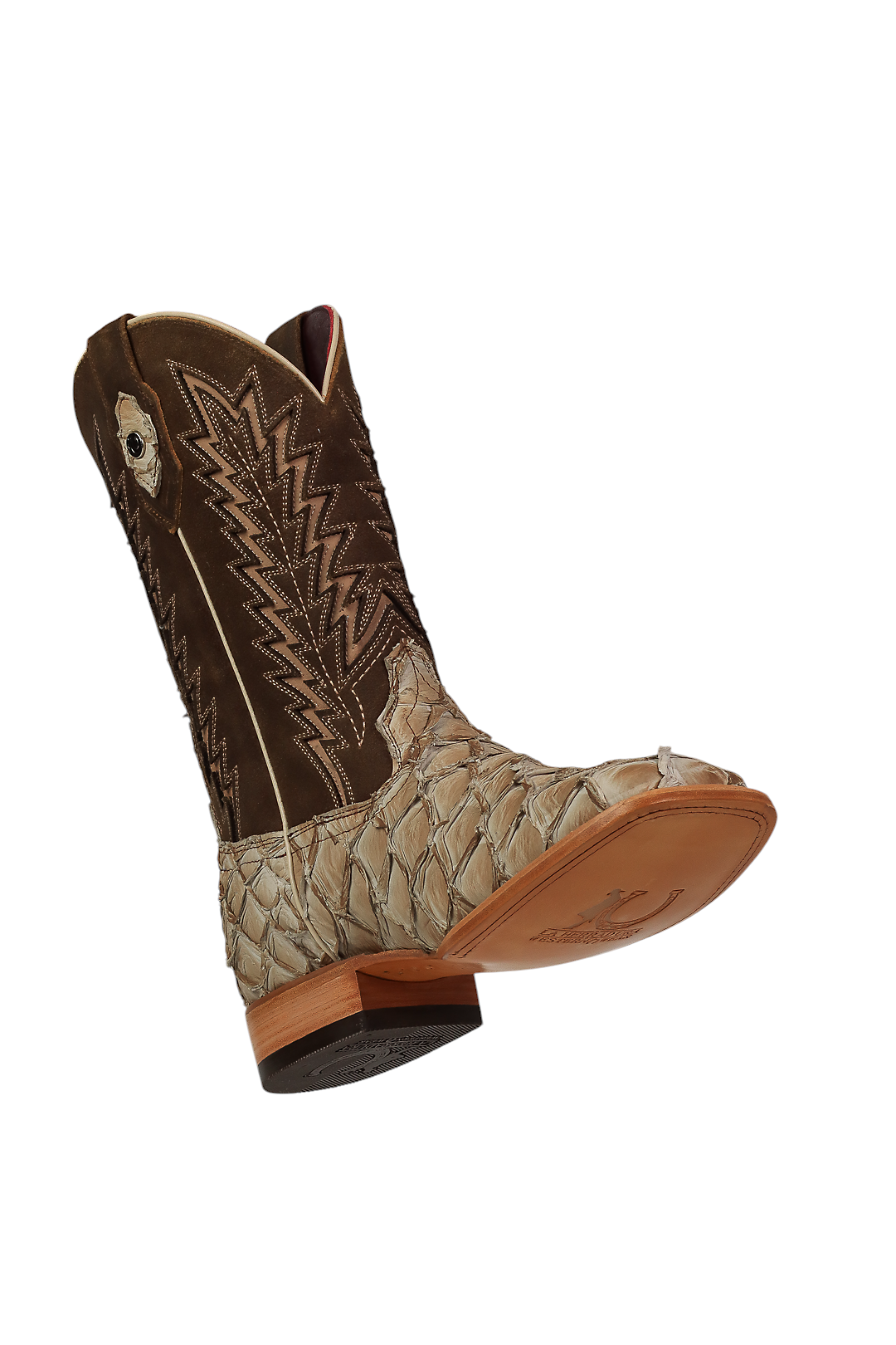 LA HERRADURA LH007 BOTAS DE HOMBRE EXÓTICO-RANCHERA PEZ SAFARI ECLIPSE PUNTA CUADRADA EE