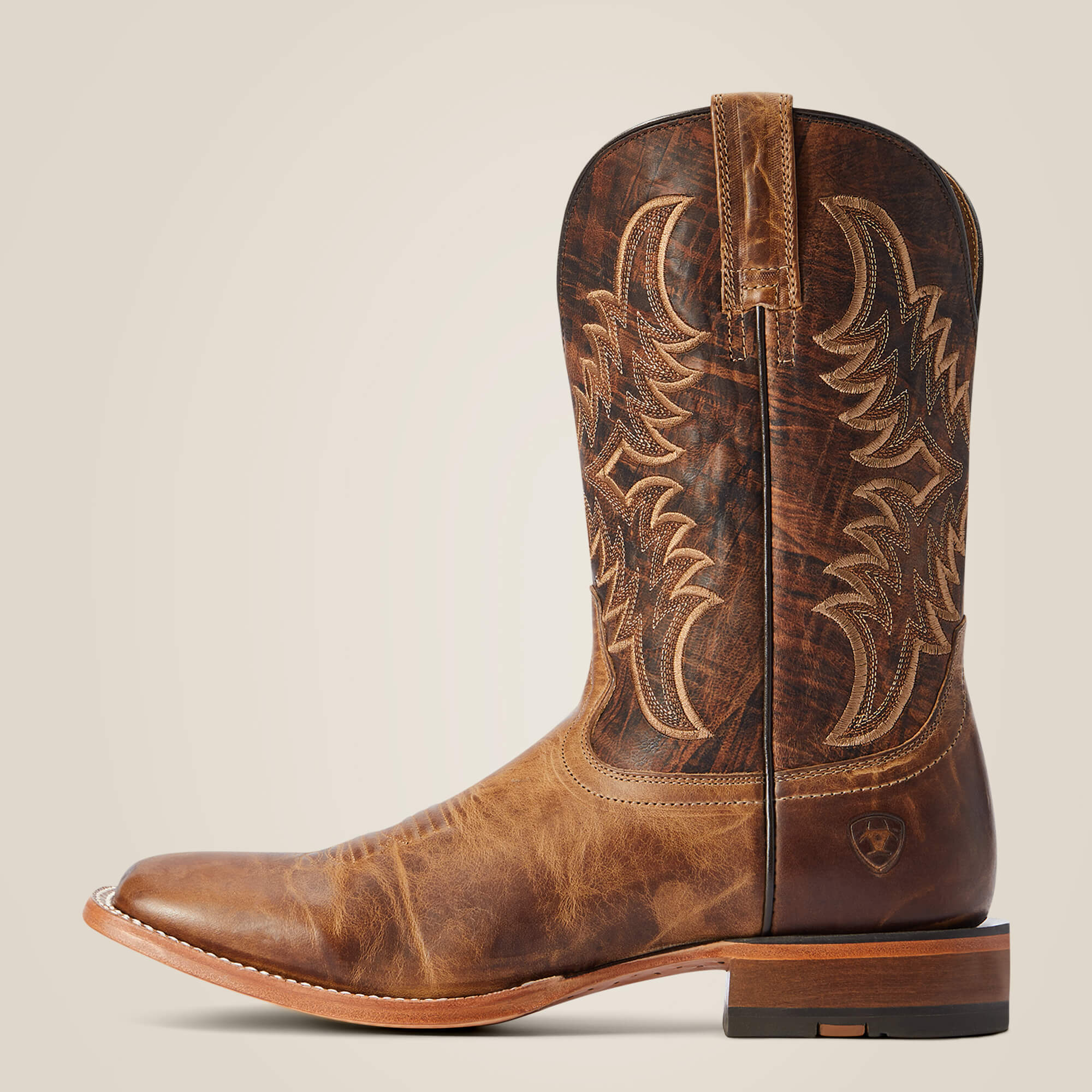 MENSARIAT POINT RYDER COWBOY BOOT BURNT BROWN 2471