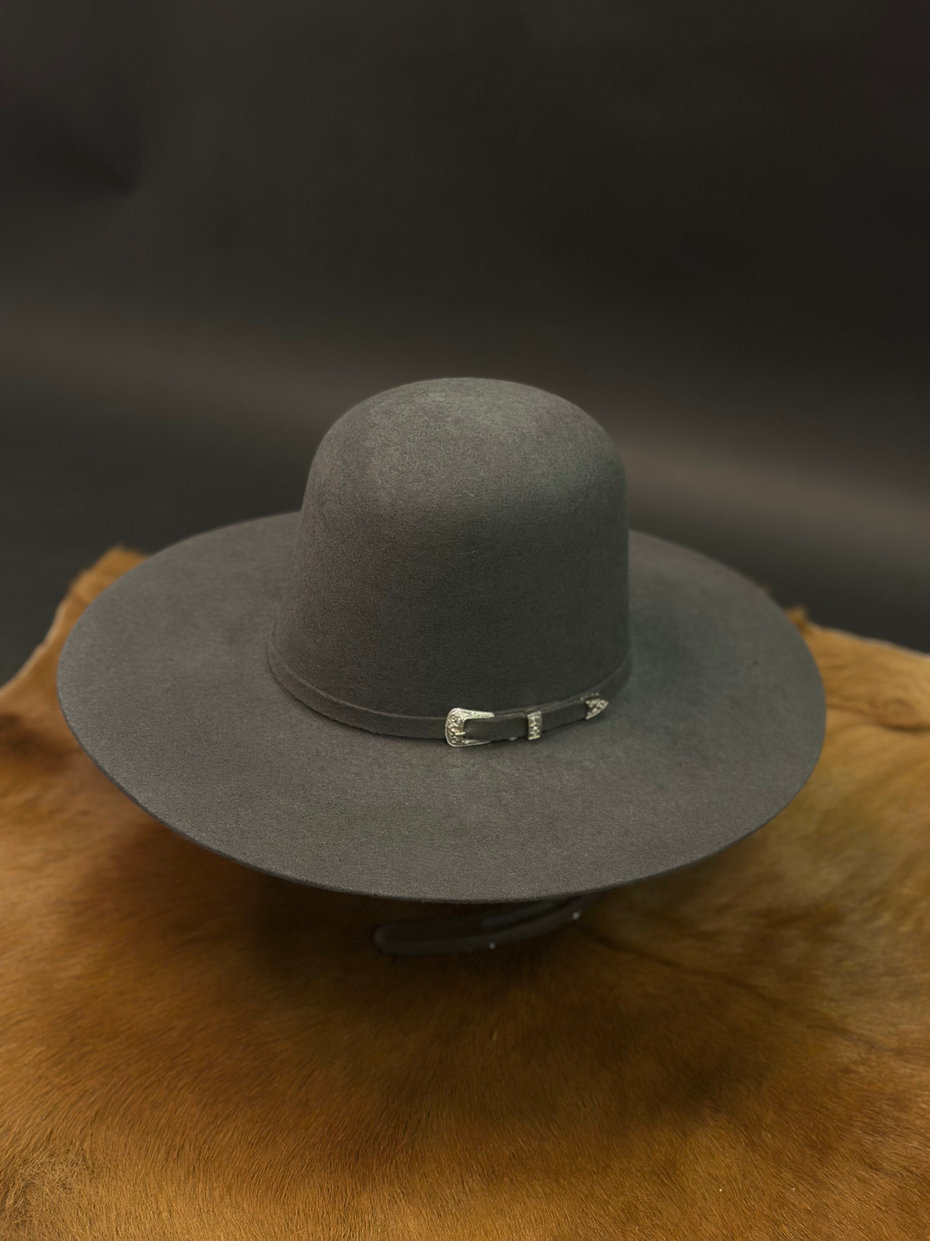 RDR KID CHARCOAL OPEN CROWN FELT HAT