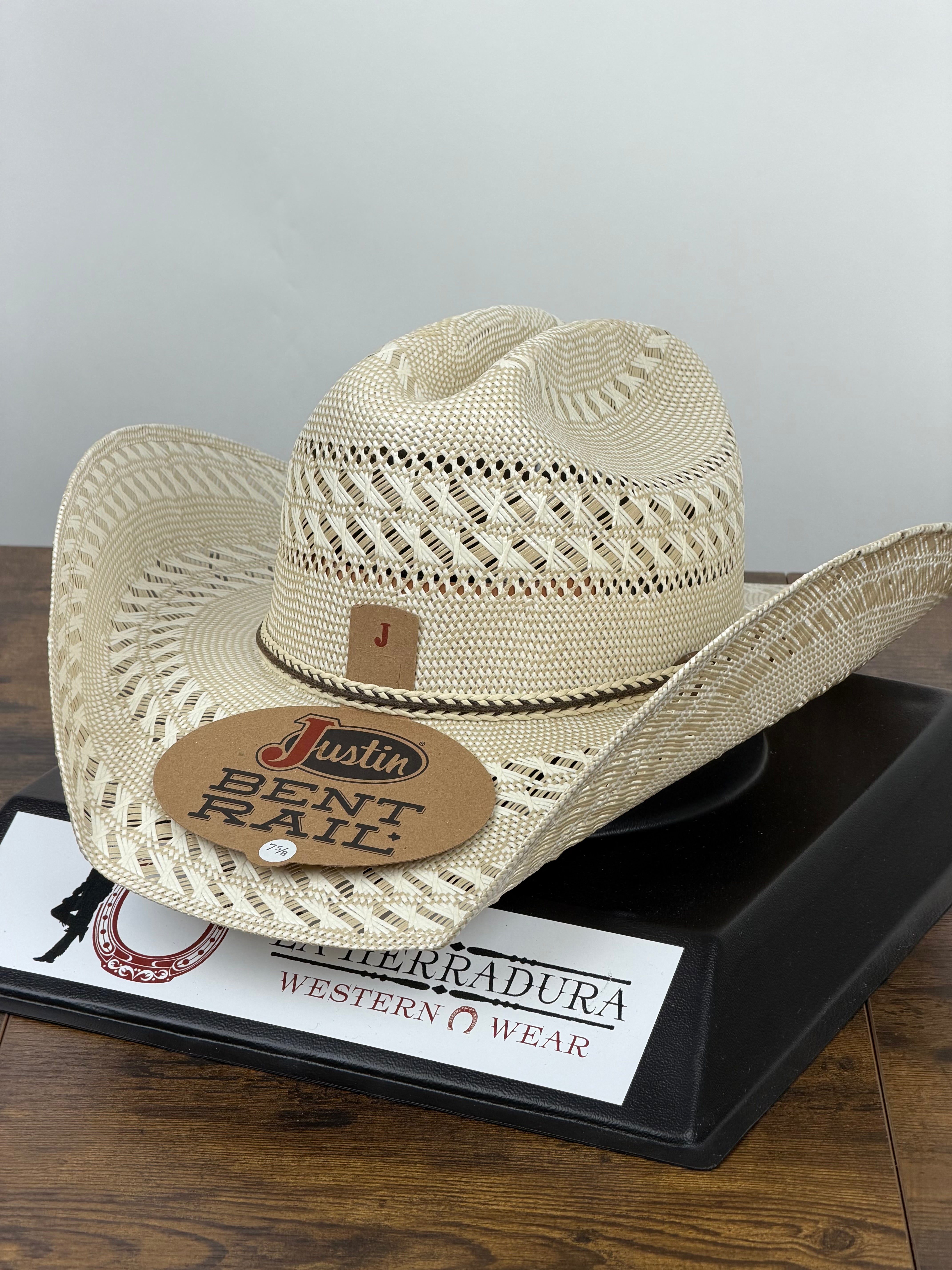 JUSTIN GARRETT TNIVY 4 1/2 STRAW HAT JS2556GRET44