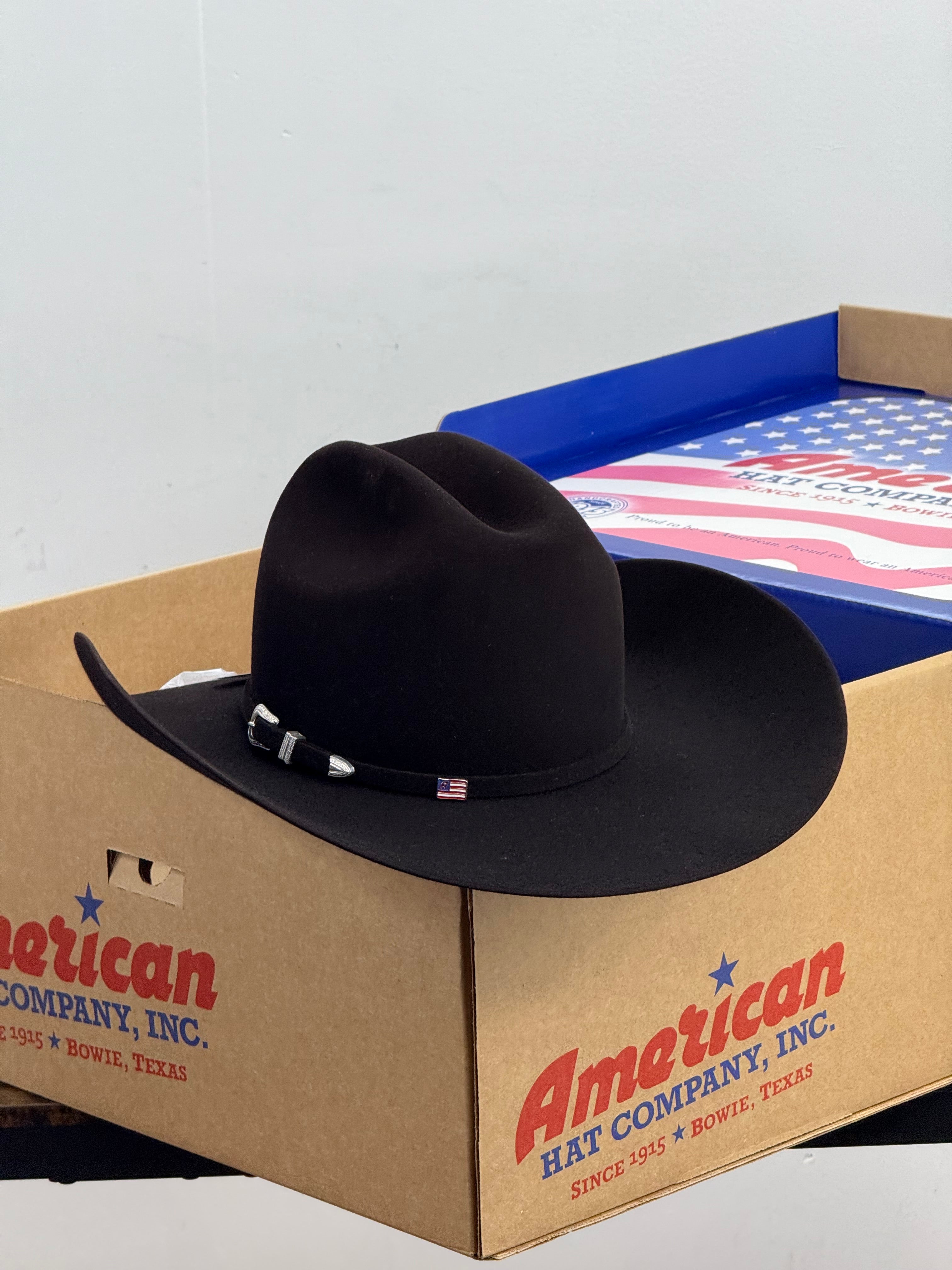 7X American Felt Hat Black Cherry