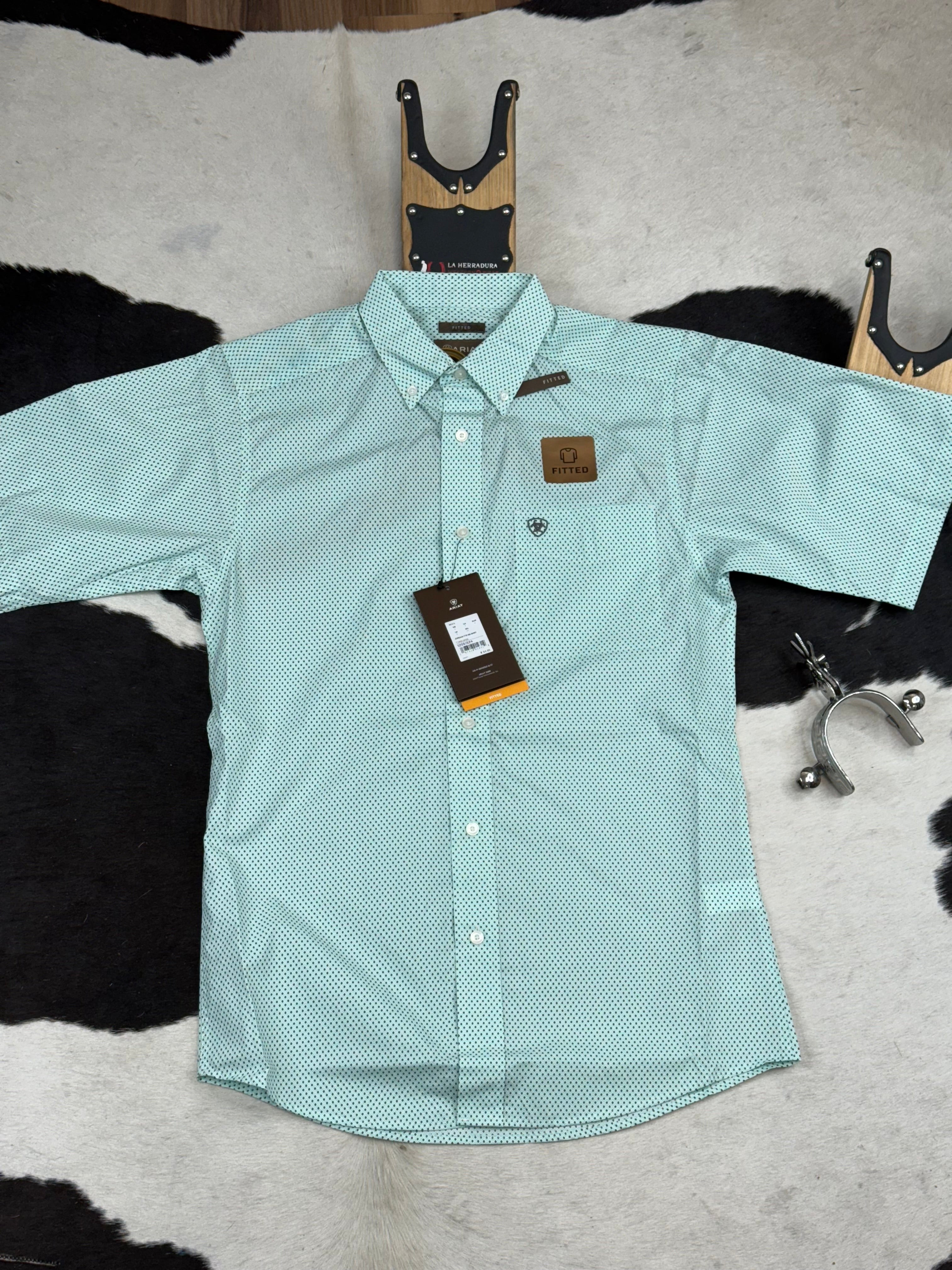 ARIAT JORDAN MINT SHORT SLEEVE SHIRT 10051524