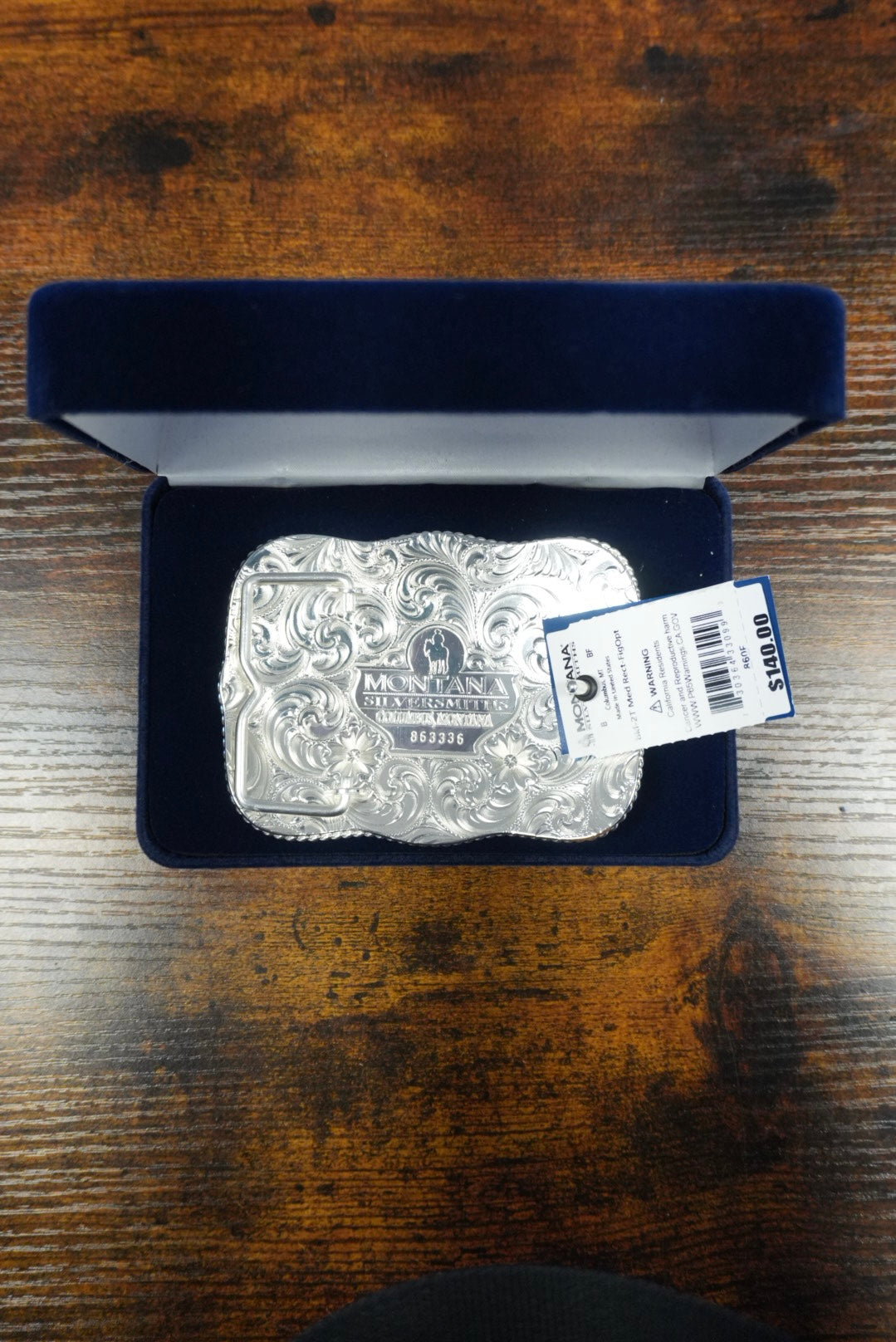 MONTANA SILVERSMITH BOLD ENGRAVED SCALLOPED MEXICO BUCKLE