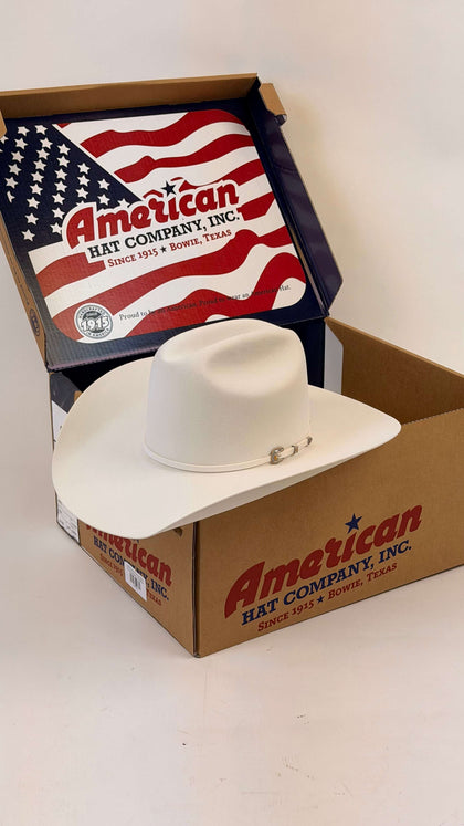 500X American Felt Hat White