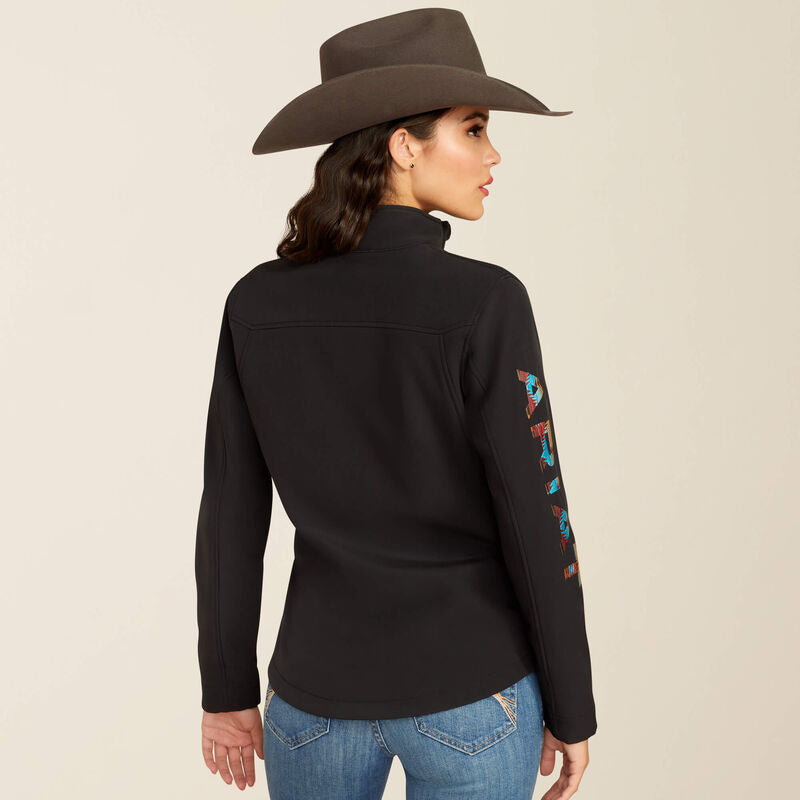 Ariat New Team Softahell Jacket Black/Serrano Southwest Print - 1977