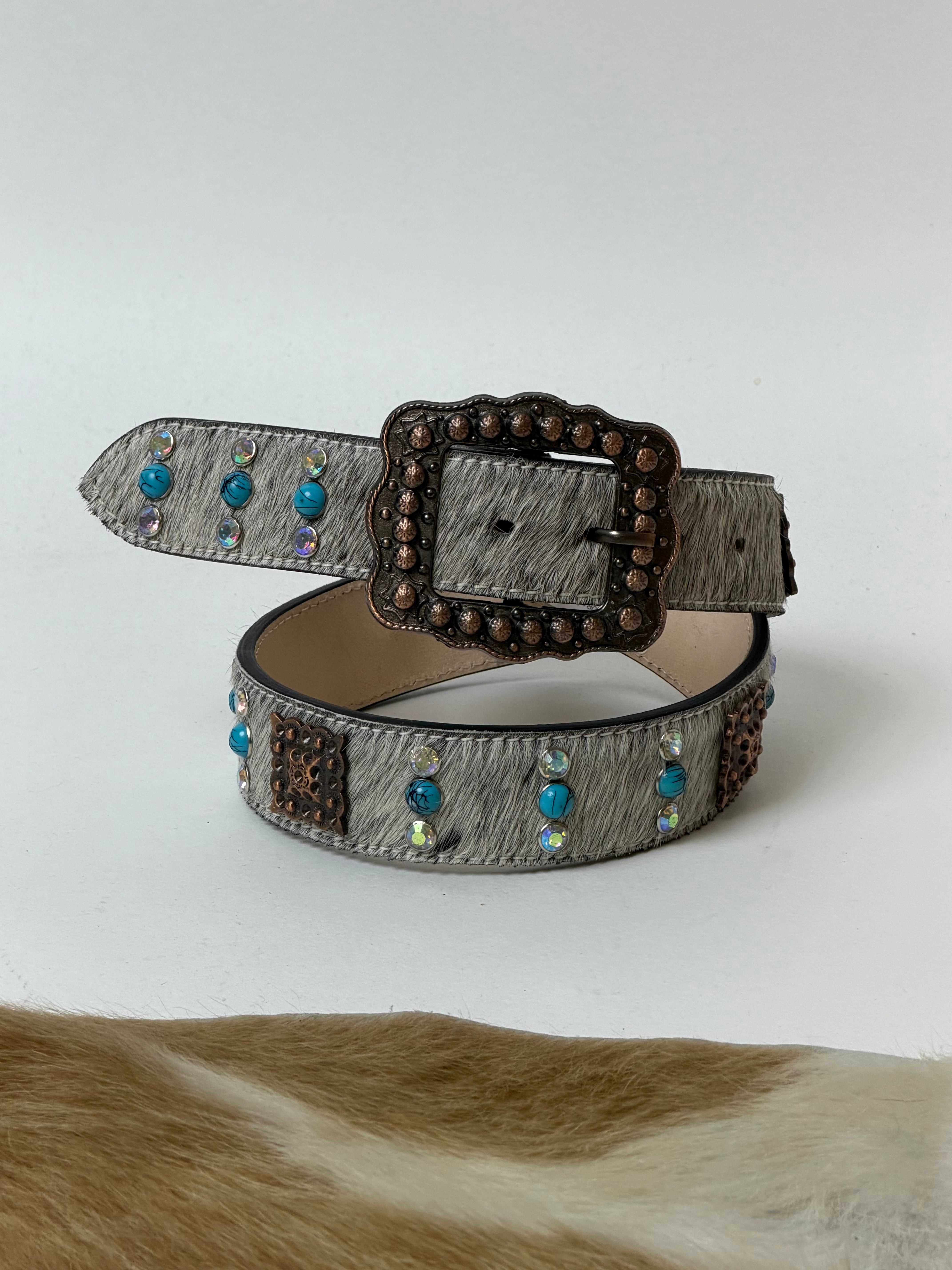 LA HERRADURA COW HIDE WOMEN BELT