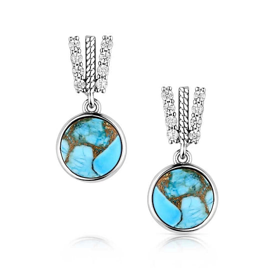 Montana Silversmith Trailing Turquoise Earrings