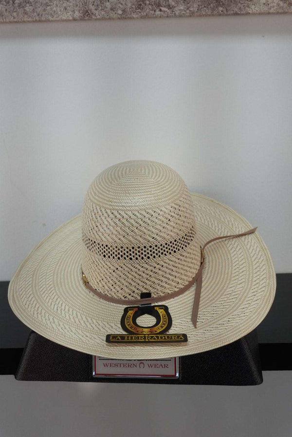 SOMBRERO DE PAJA ABIERTO DE COPA HERRADURA 100x RIVER RANCH BIC