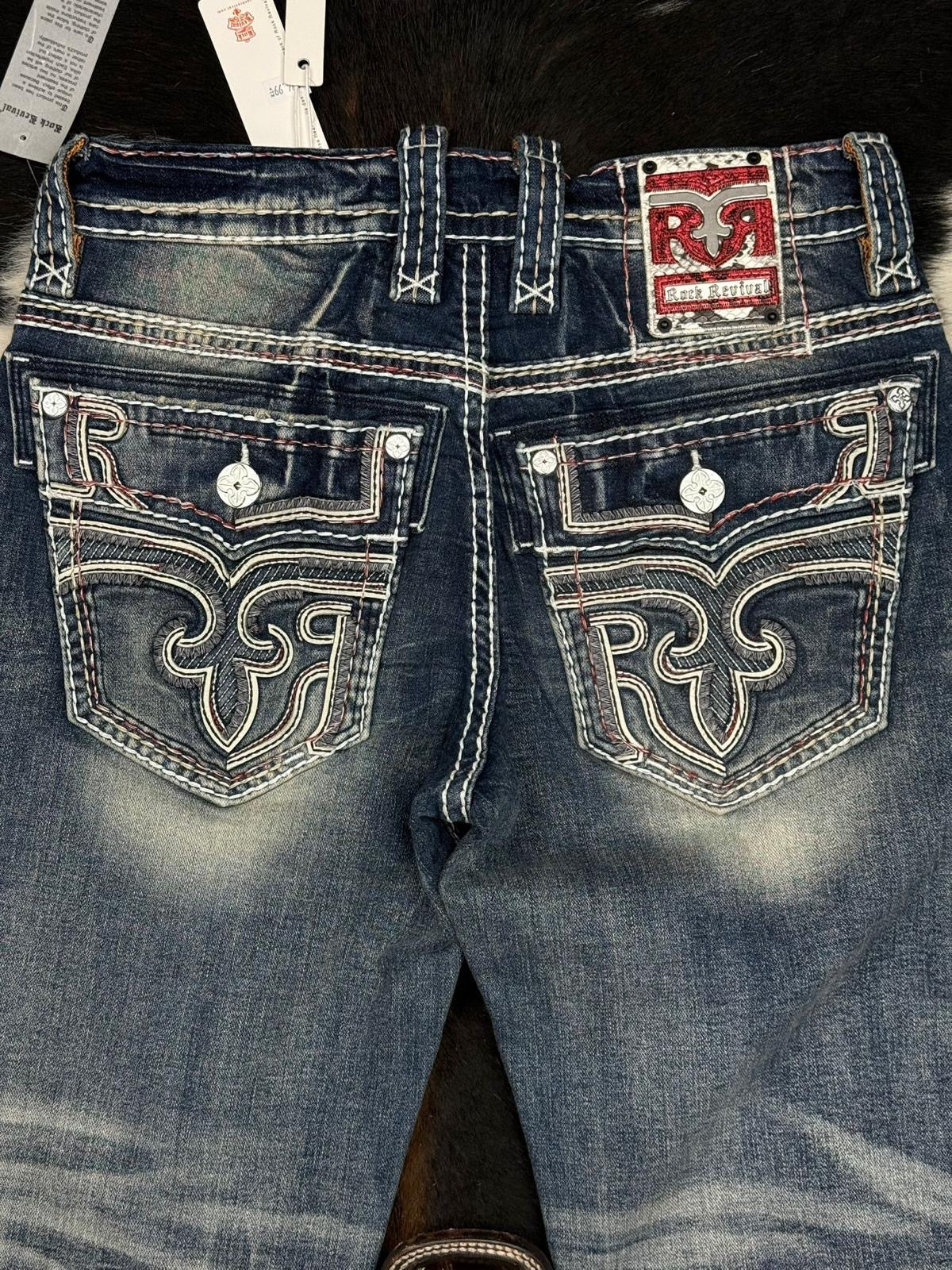 Rock Revival Mens Jeans Remi Straight