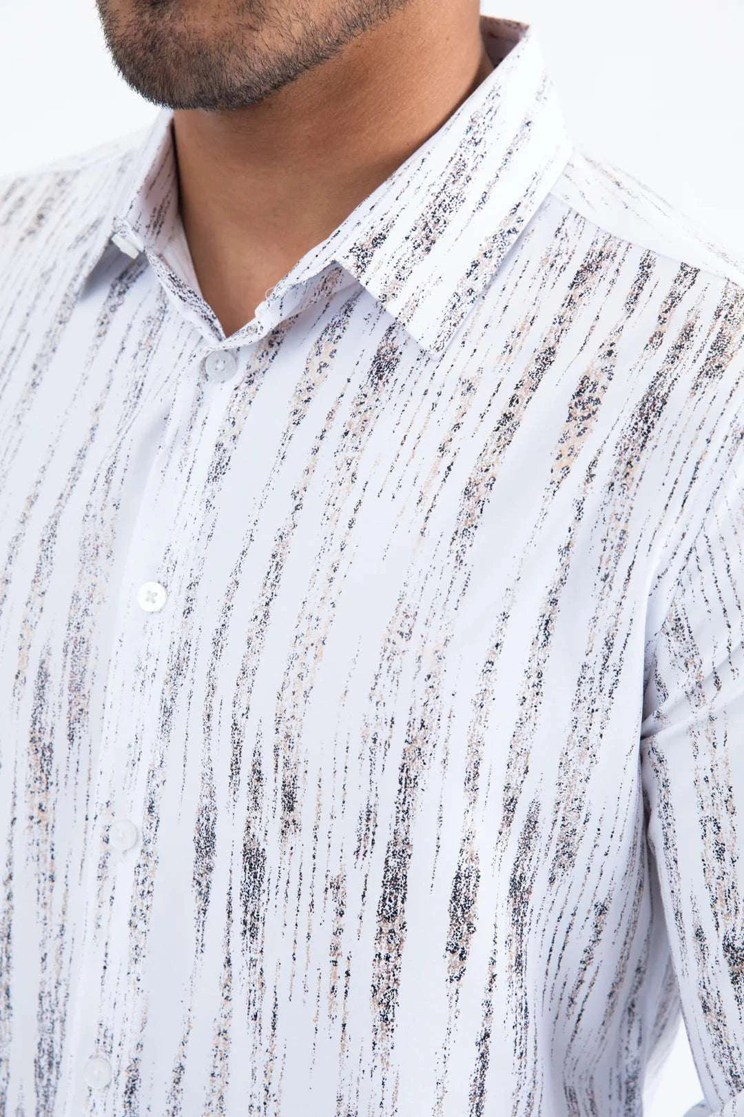 PLATINI MENS MODERN FIT STRETCH FOIL FASHION SHIRT FPL11489 Laherradurawwnc.com