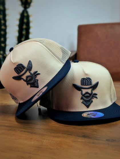 DE RANCHO HATS SNAPBACK CACTUS NAVY/BEIGE