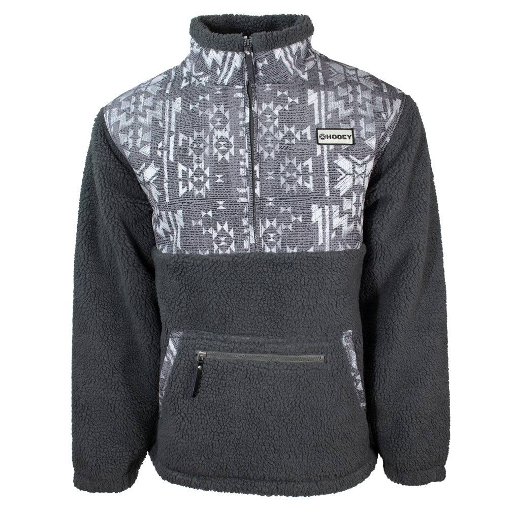 Hooey Men’s Charcoal Sherpa Pullover