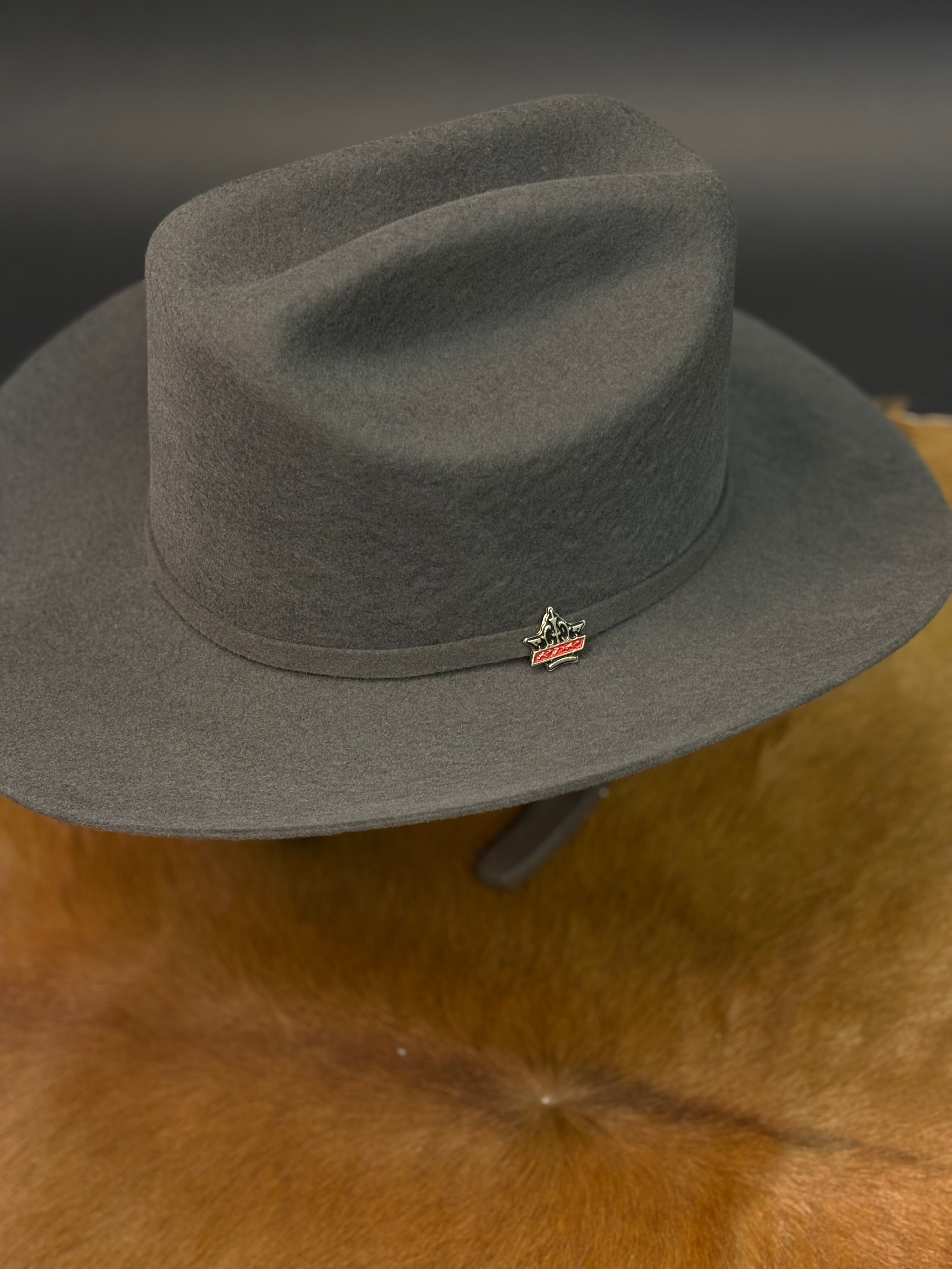 RDR KID CHARCOAL ESTILO SINALOA COPA ALTA FELT HAT