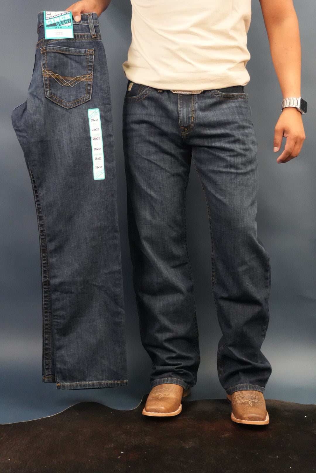 CINCH GRANT MID RISE RELAXED BOOT Cut MB31937001