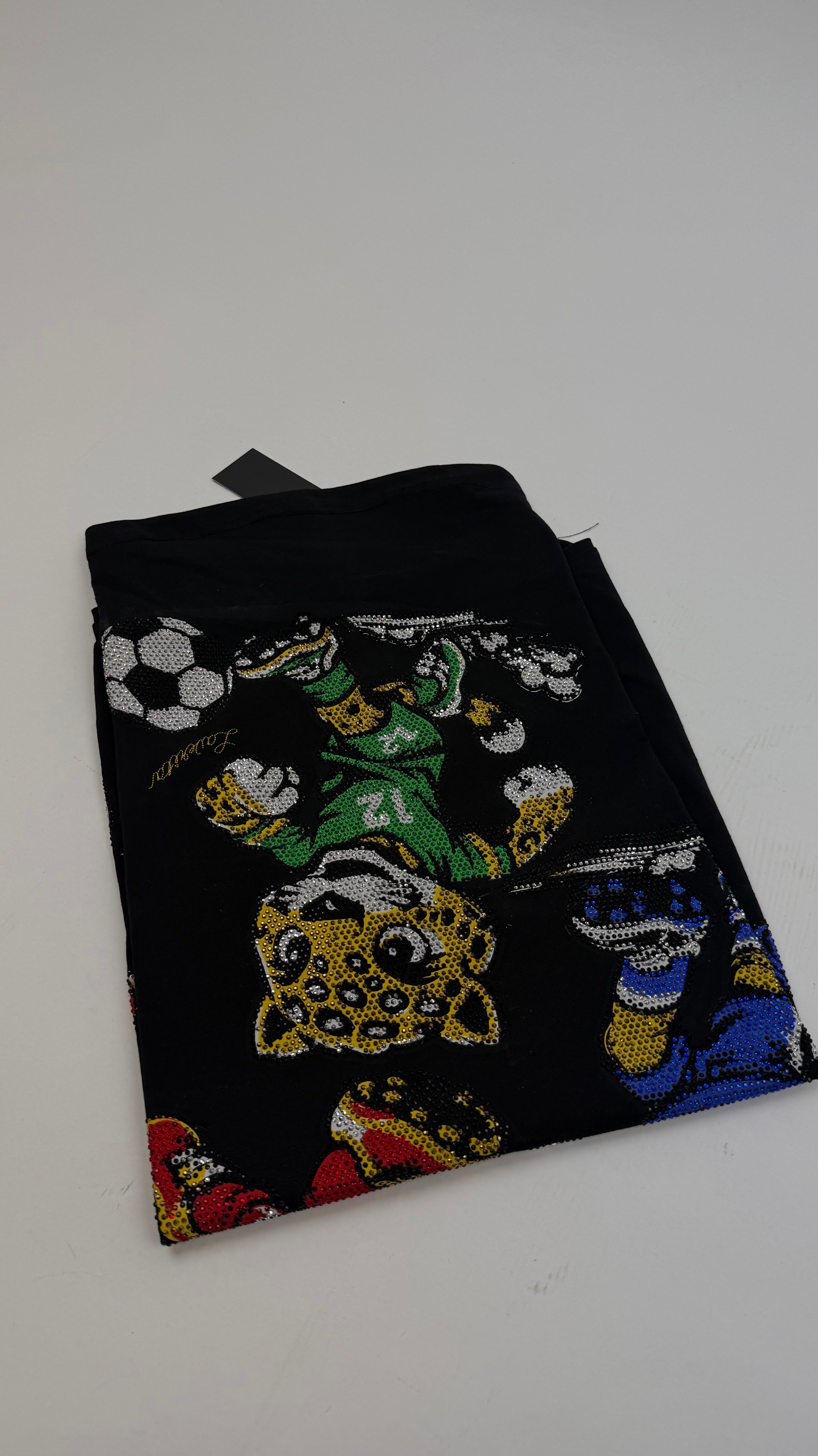 LAVERITA BLACK T-SHIRT WORLD CUP -LAV94828