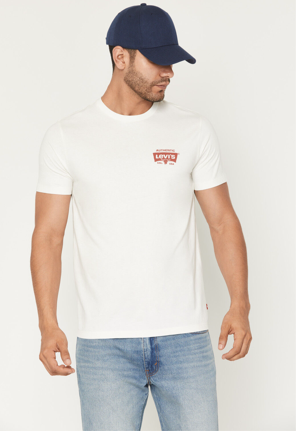 LEVI'S MENS SHORT SLEEVE T-SHIRT BEIGE 224911974