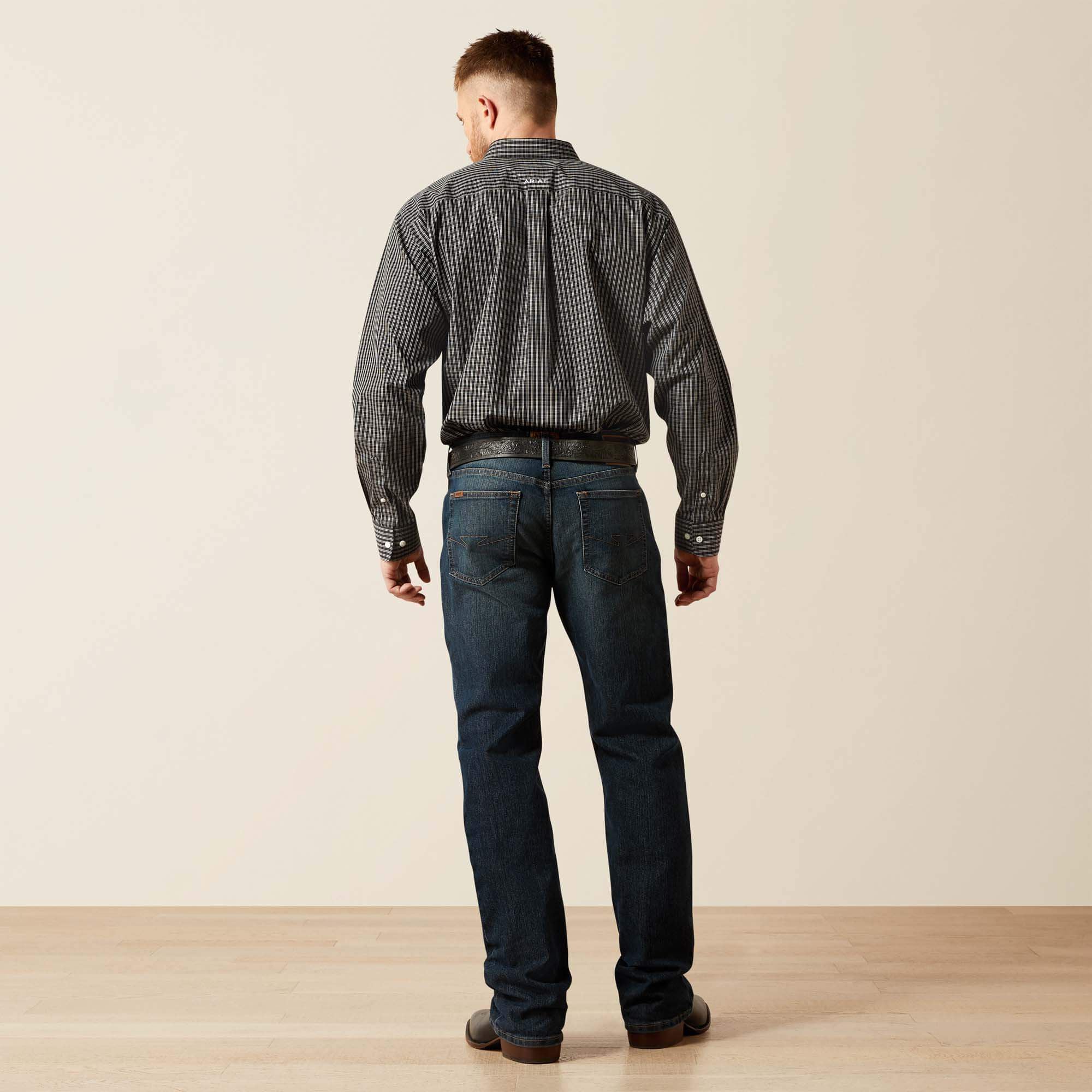 MENS M4 ARIAT  RELAXED BOOT CUT STRETCH ATLAS JEANS 10065930