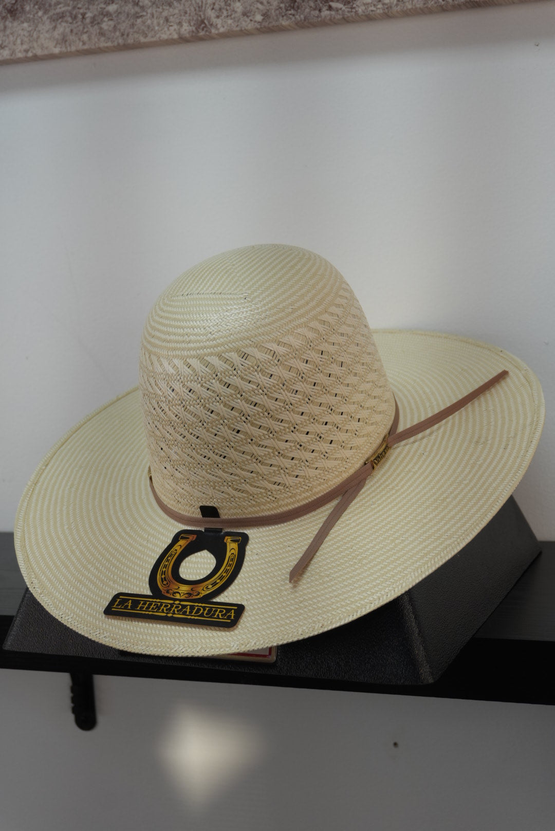 HERRADURA OPEN CROWN STRAW HAT 100x IFEL NATURAL