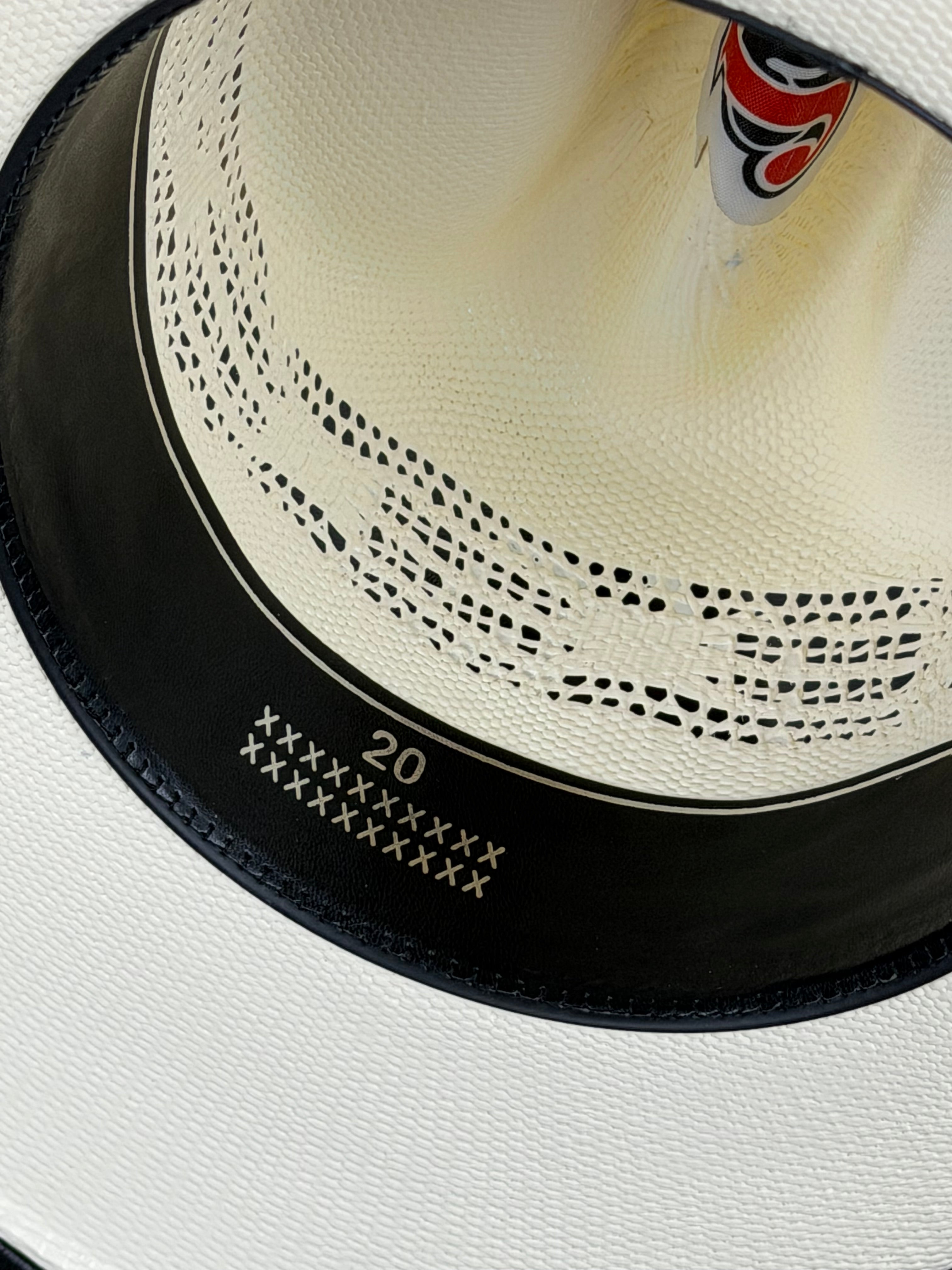 JUSTIN 20X BRYSON IVORY STRAW HAT JS1056BYSN40