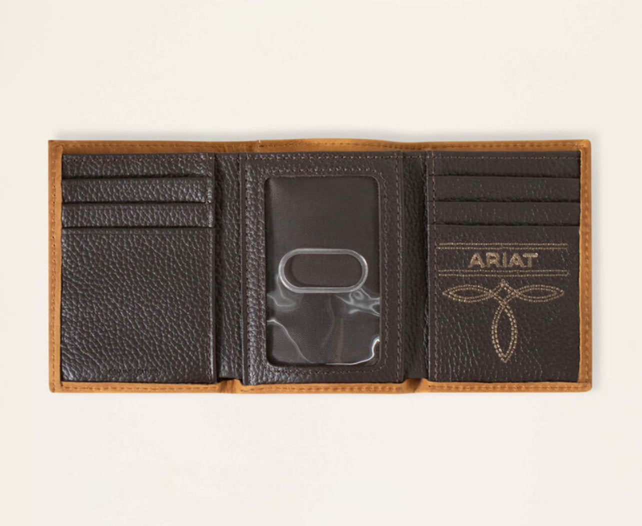 ARIAT SOUTHWEST DIAMOND TRIFOLD WALLET