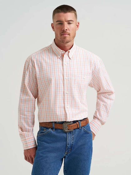 PANTALÓN WRANGLER GEORGE STRAIT MELOCOTÓN RELAXED FIT STRETCH PARA HOMBRE 112374610
