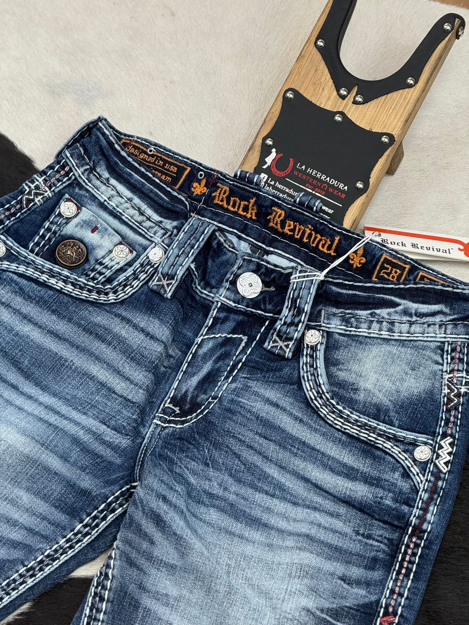 ROCK REVIVAL MATTEO BOOTCUT JEANS