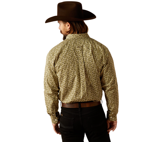 Ariat Filmore Fitted Long Sleeve Green- 3910