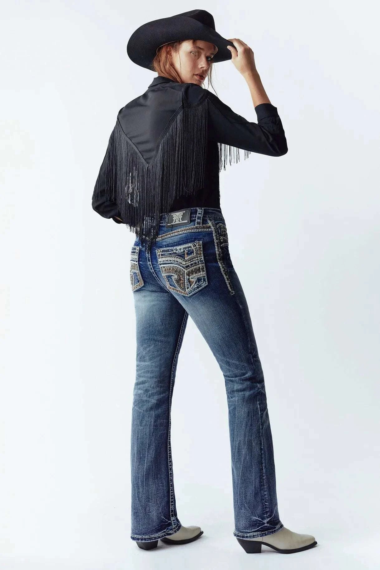 girl cowboy style dressing