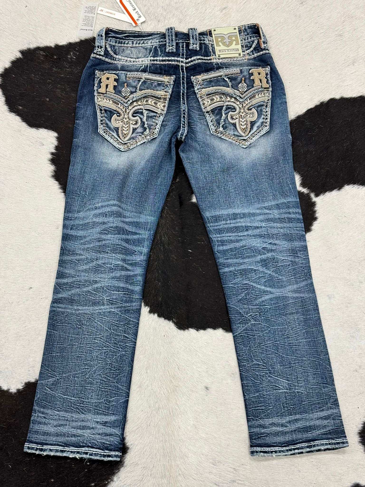 ROCK REVIVAL MICAH STRAIGHT JEANS