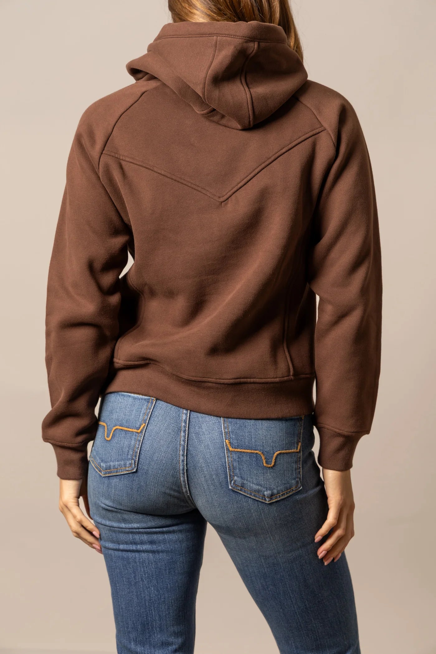 KIMES RANCH WOMENS ELLA BROWN HOODIE