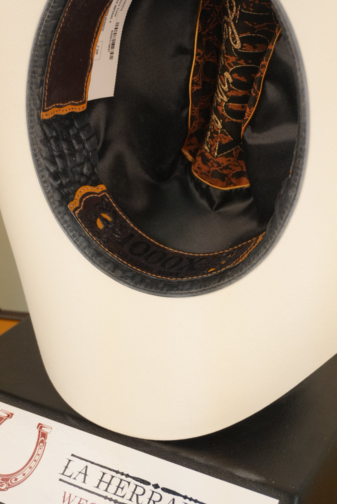 SOMBRERO VAQUERO IMPERIAL BLANCO 1000X DE LARRY MAHAN 