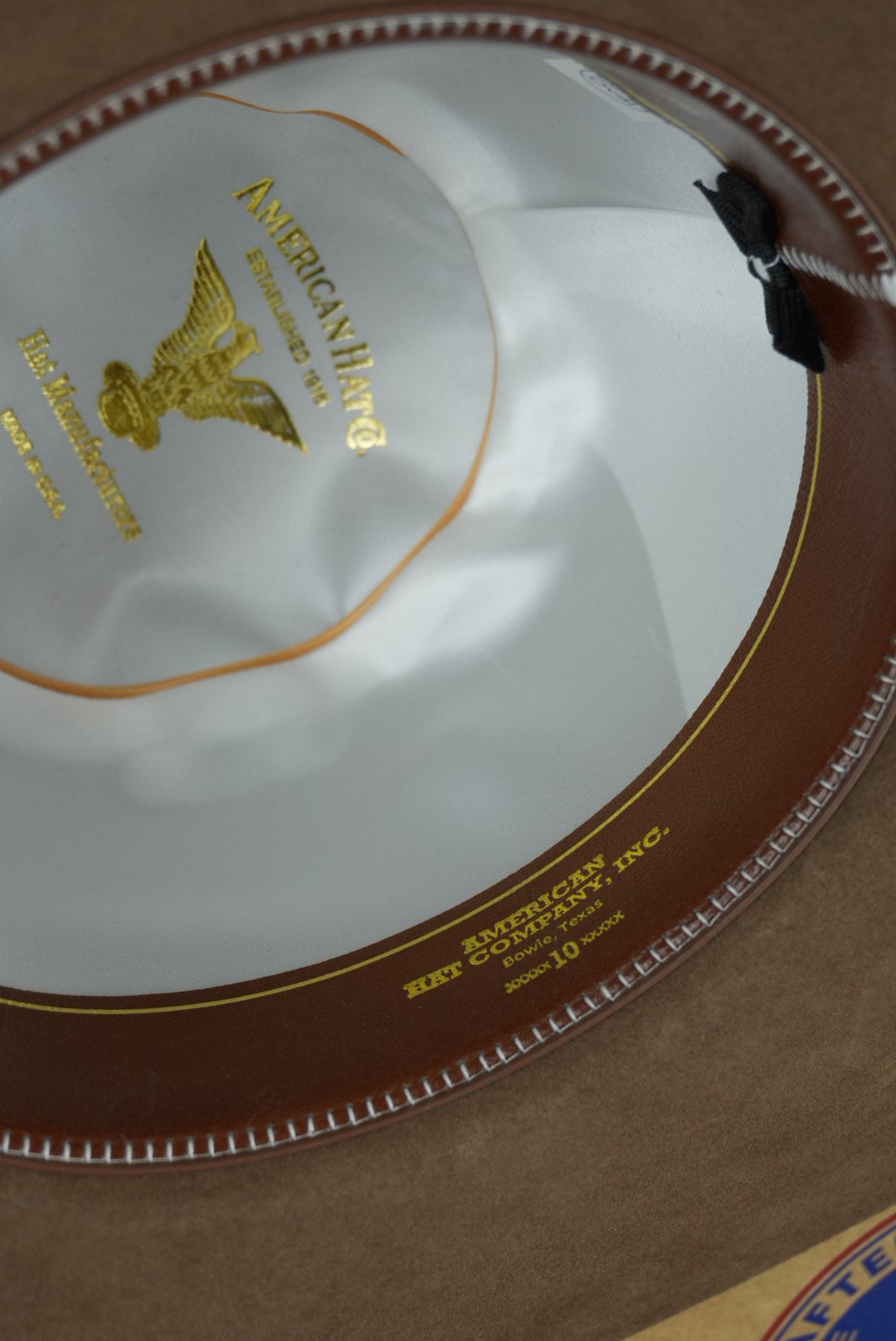 10X American Felt Hat Tuscan Open Crown