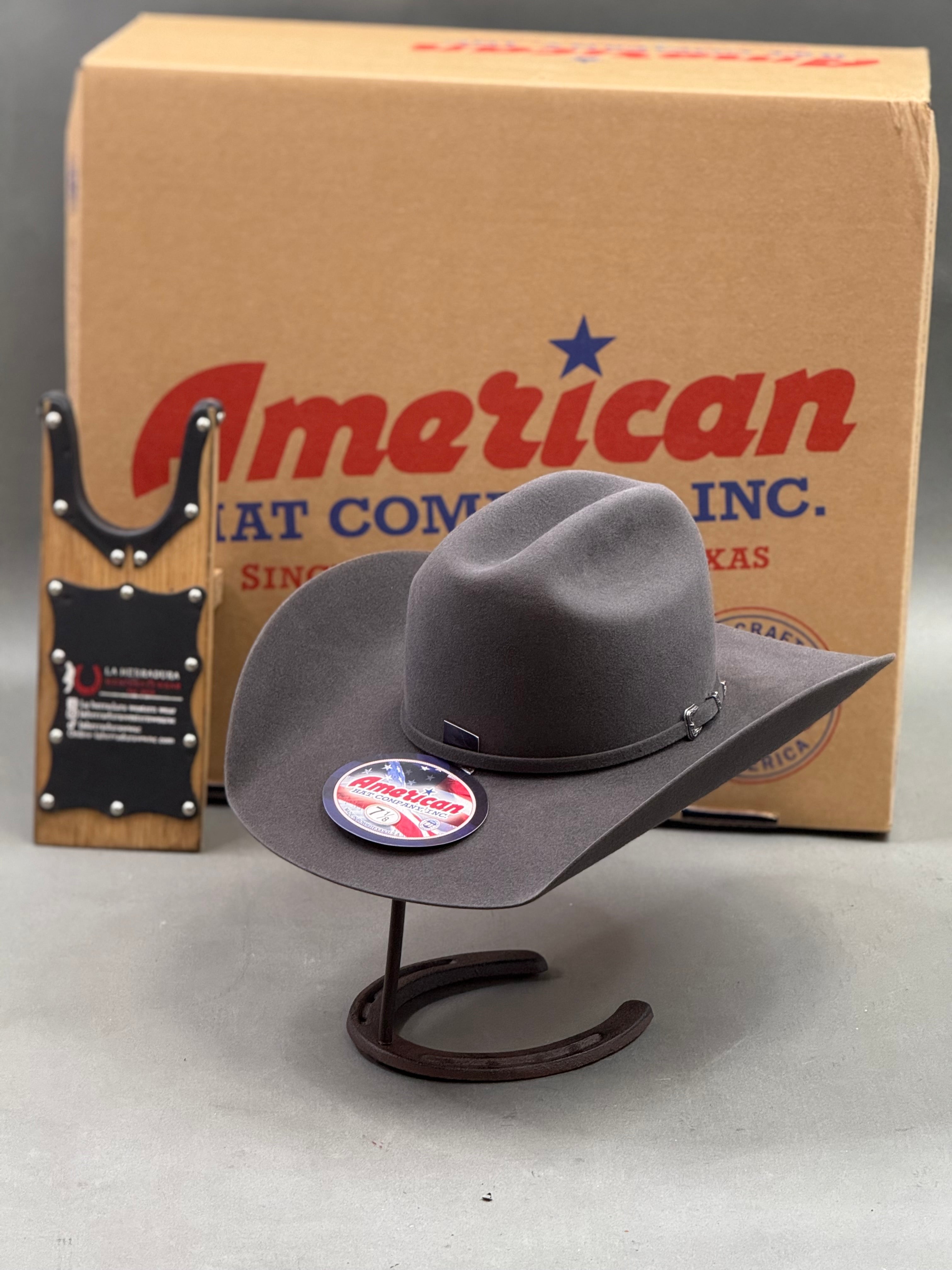 10X American Felt Hat Steel